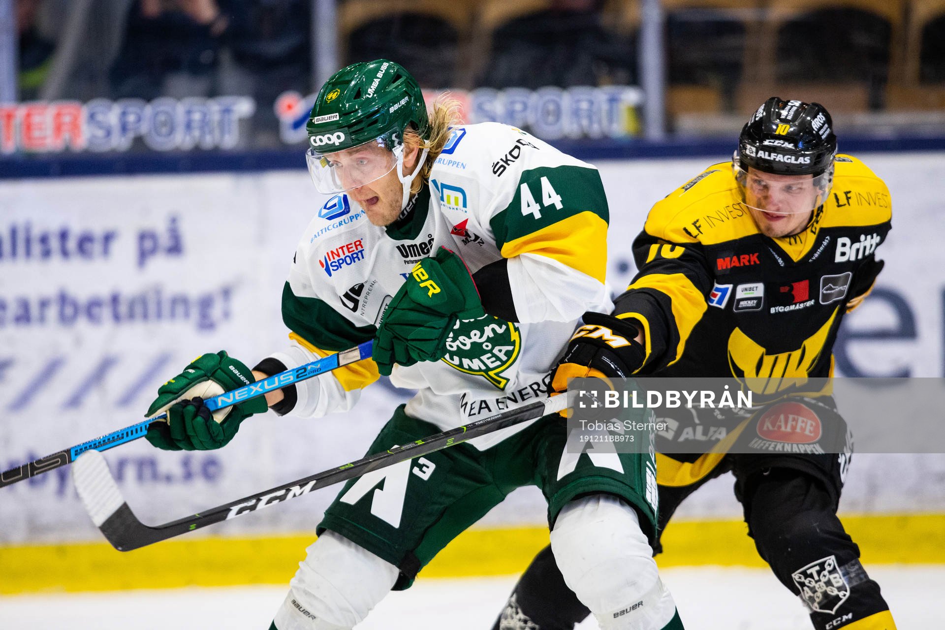 Björklövens Olle Liss och Västerås Jimmie Jansson