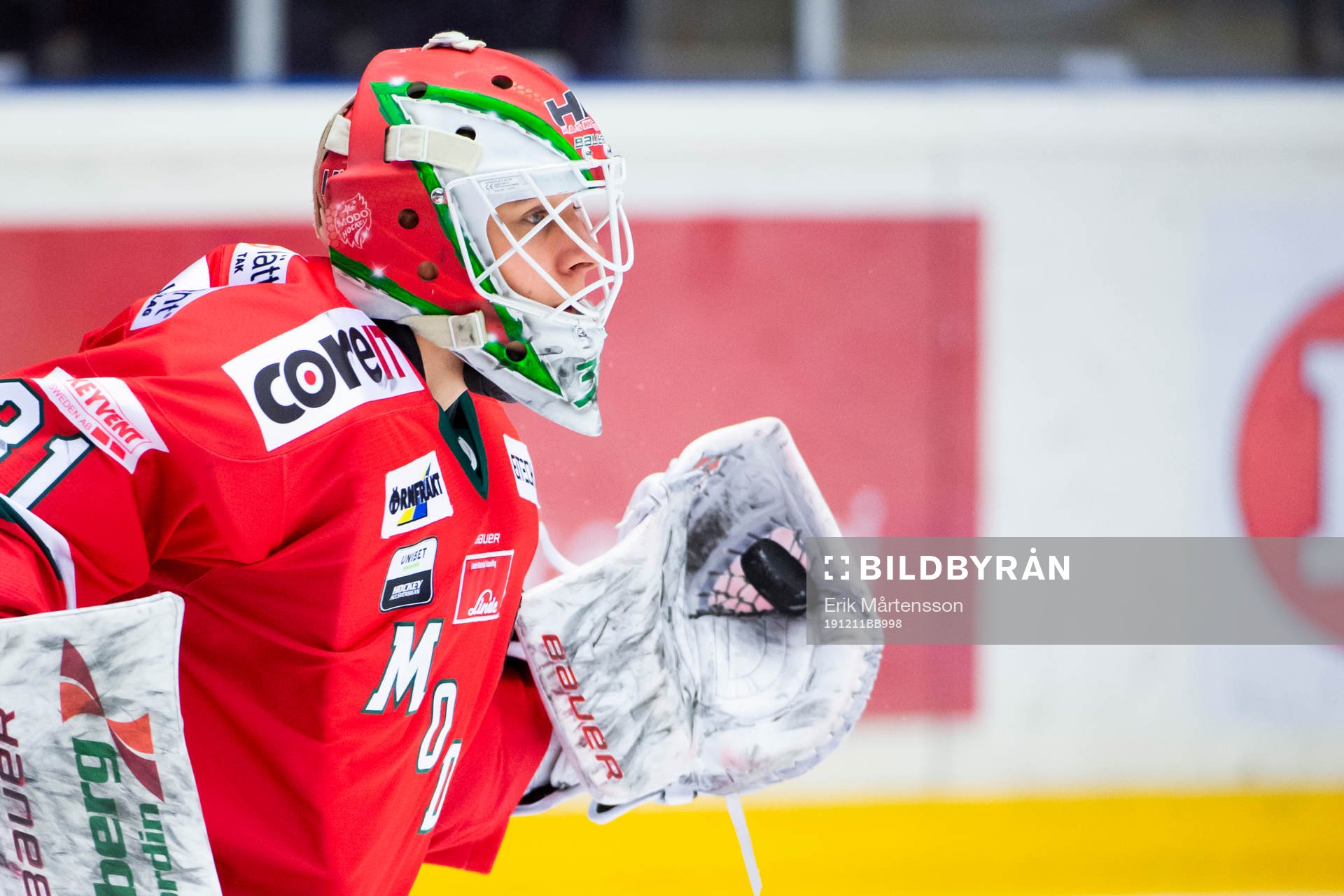 Modos målvakt Linus Lundin