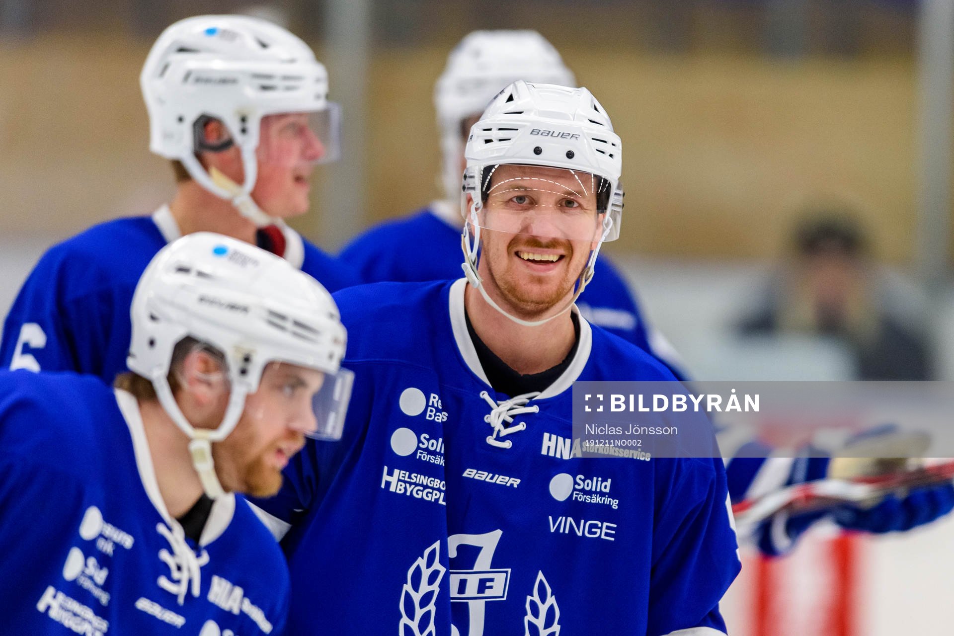 Jonstorps Mathias Mauritzon innnan ishockeymatchen i