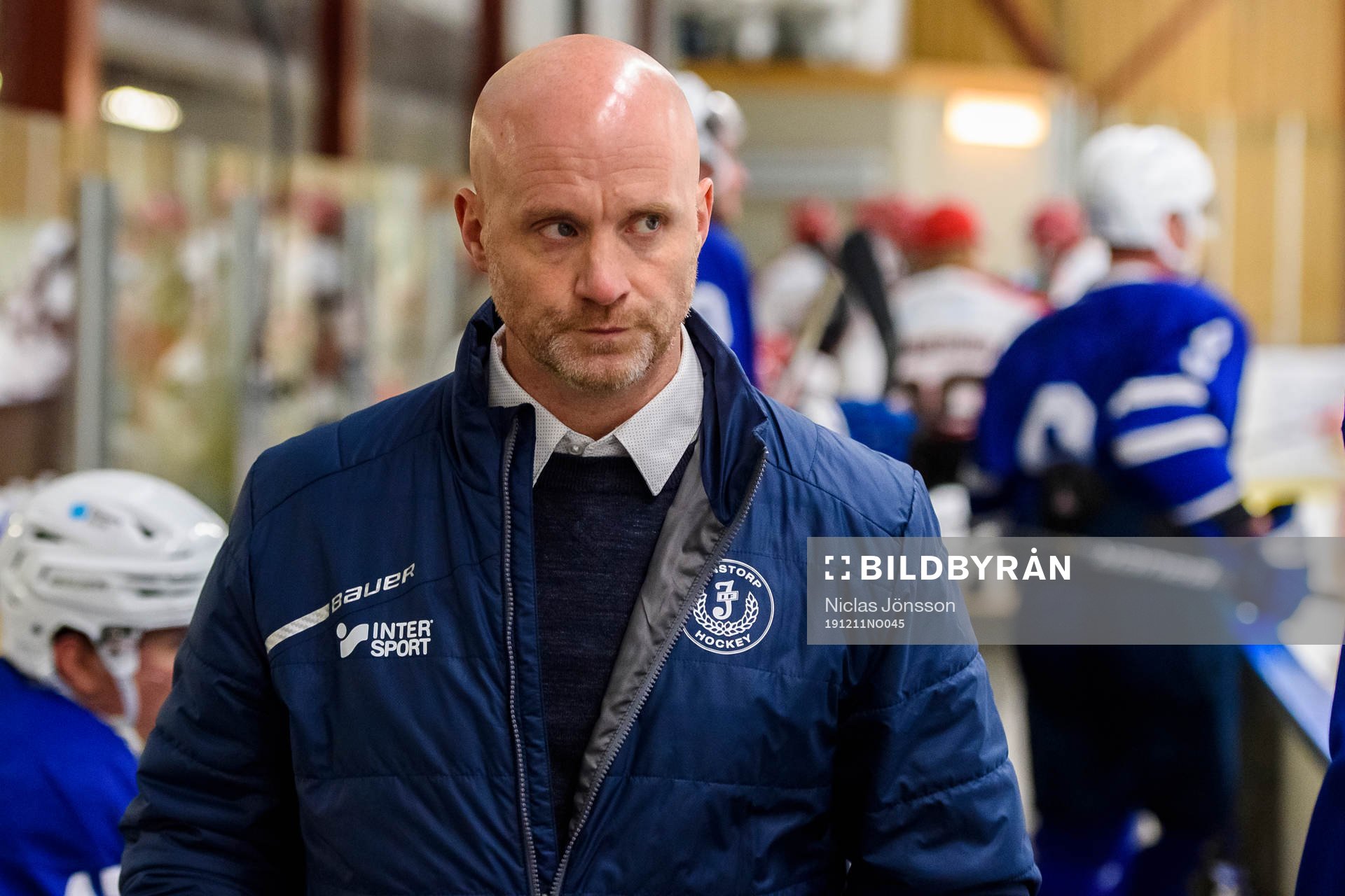 Jonstorps tränare Tim Brithén deppar