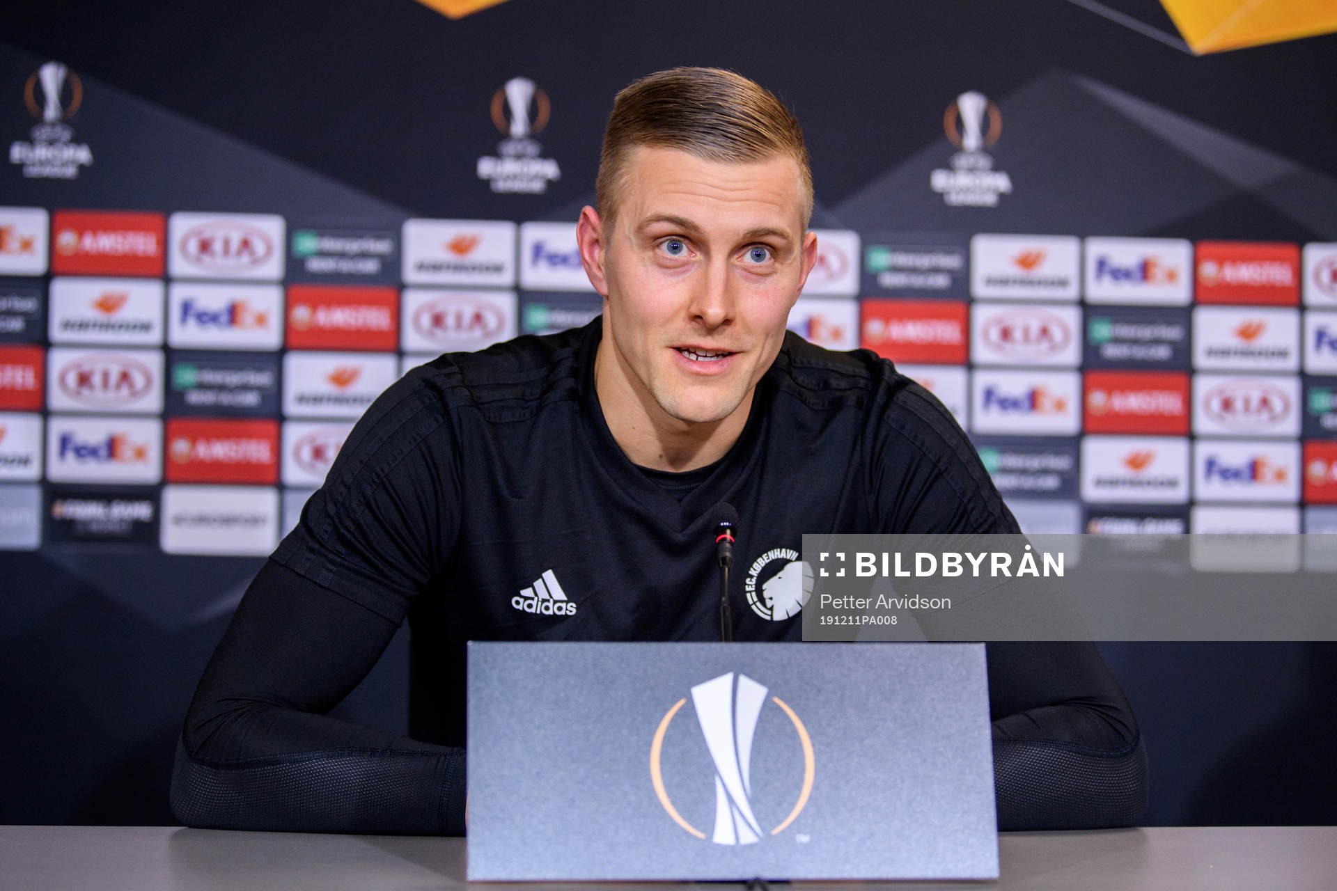 Goalkeeper Karl-Johan Johnsson of FC Köpenhamn