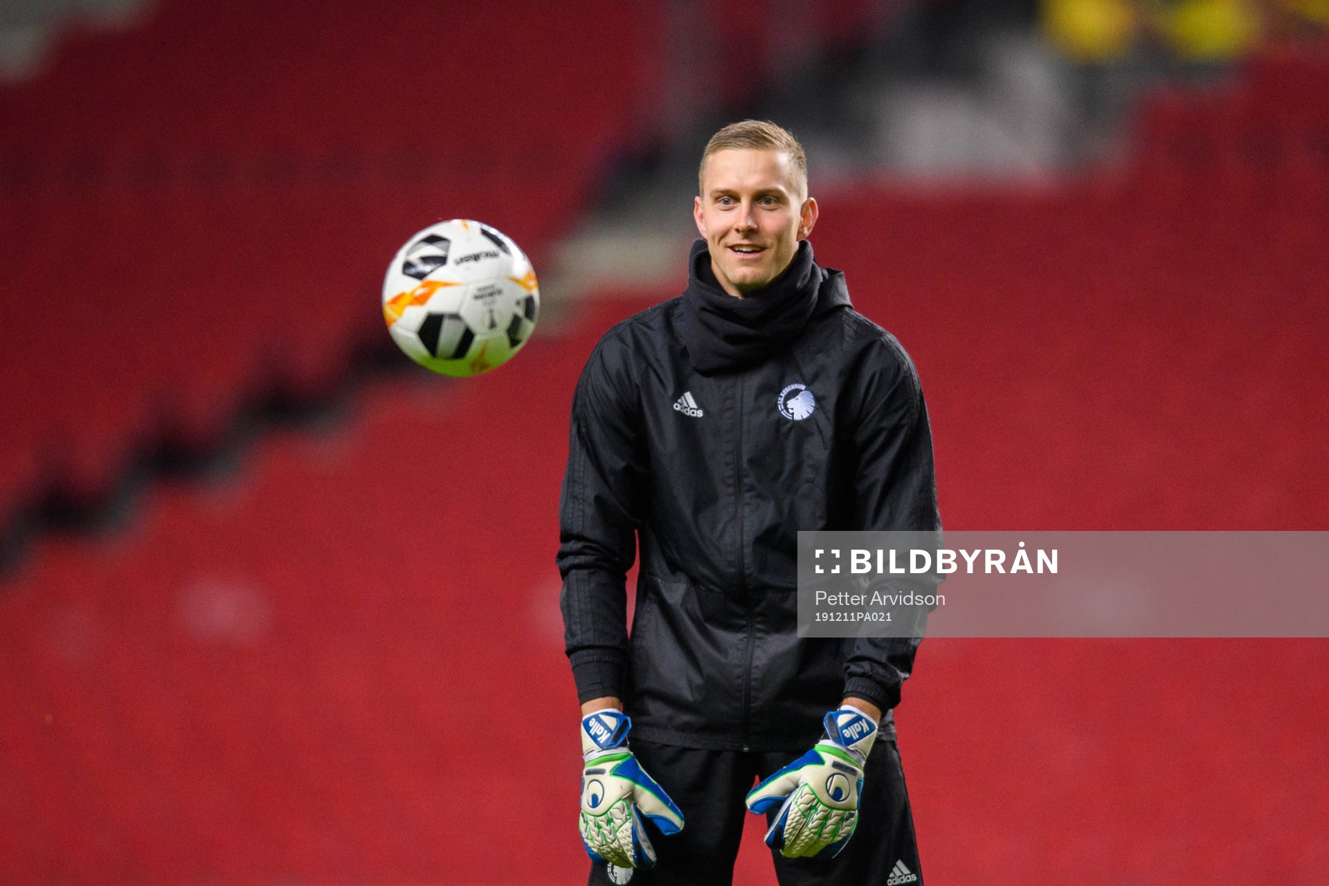 Goalkeeper Karl-Johan Johnsson of FC Köpenhamn