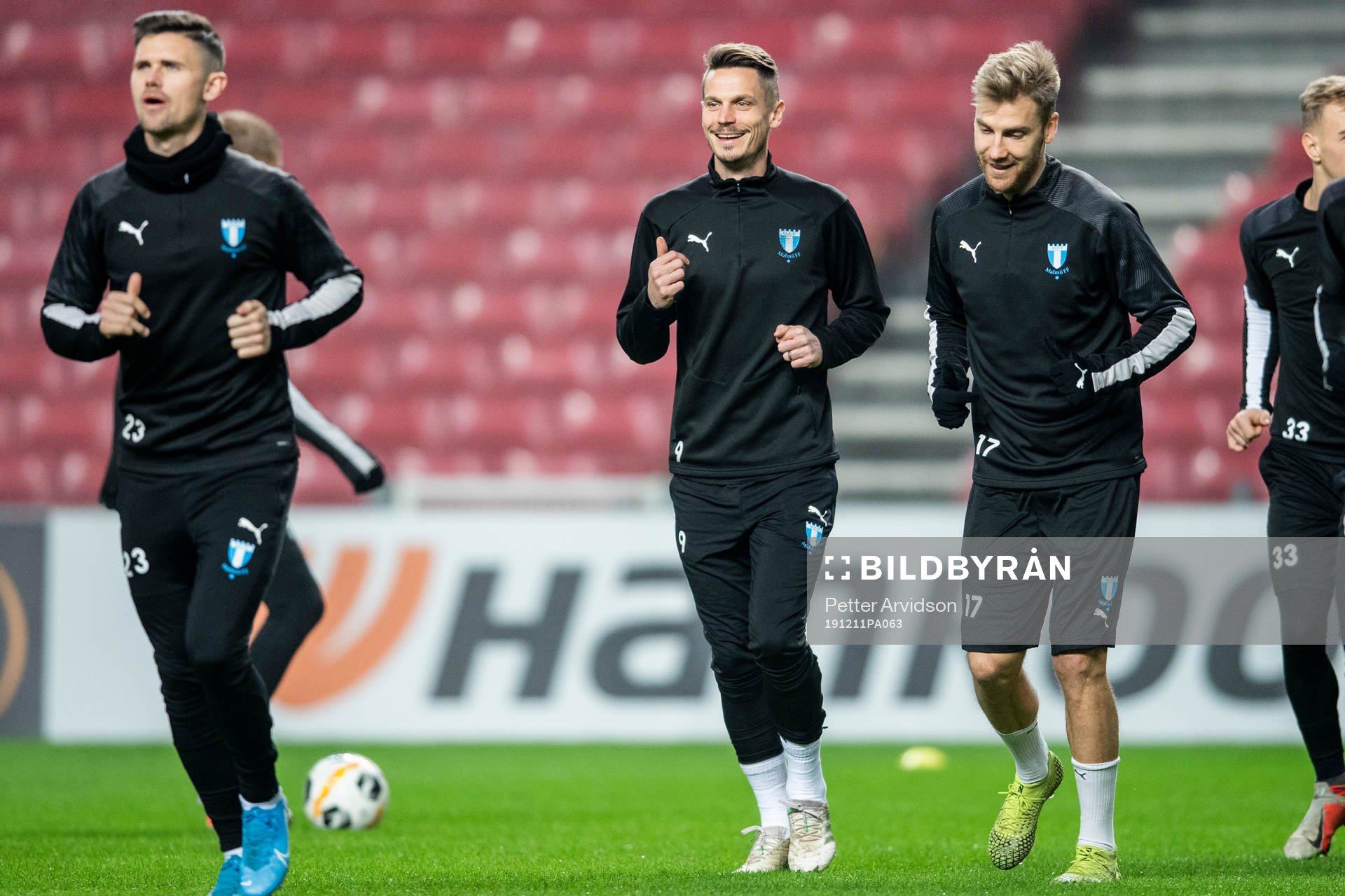 Marcus Antonsson, Markus Rosenberg and Rasmus Bengtsson of