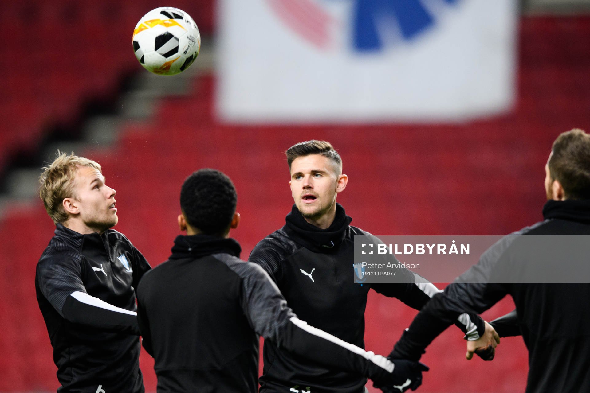 Oscar Lewicki and Marcus Antonsson of Malmö FF