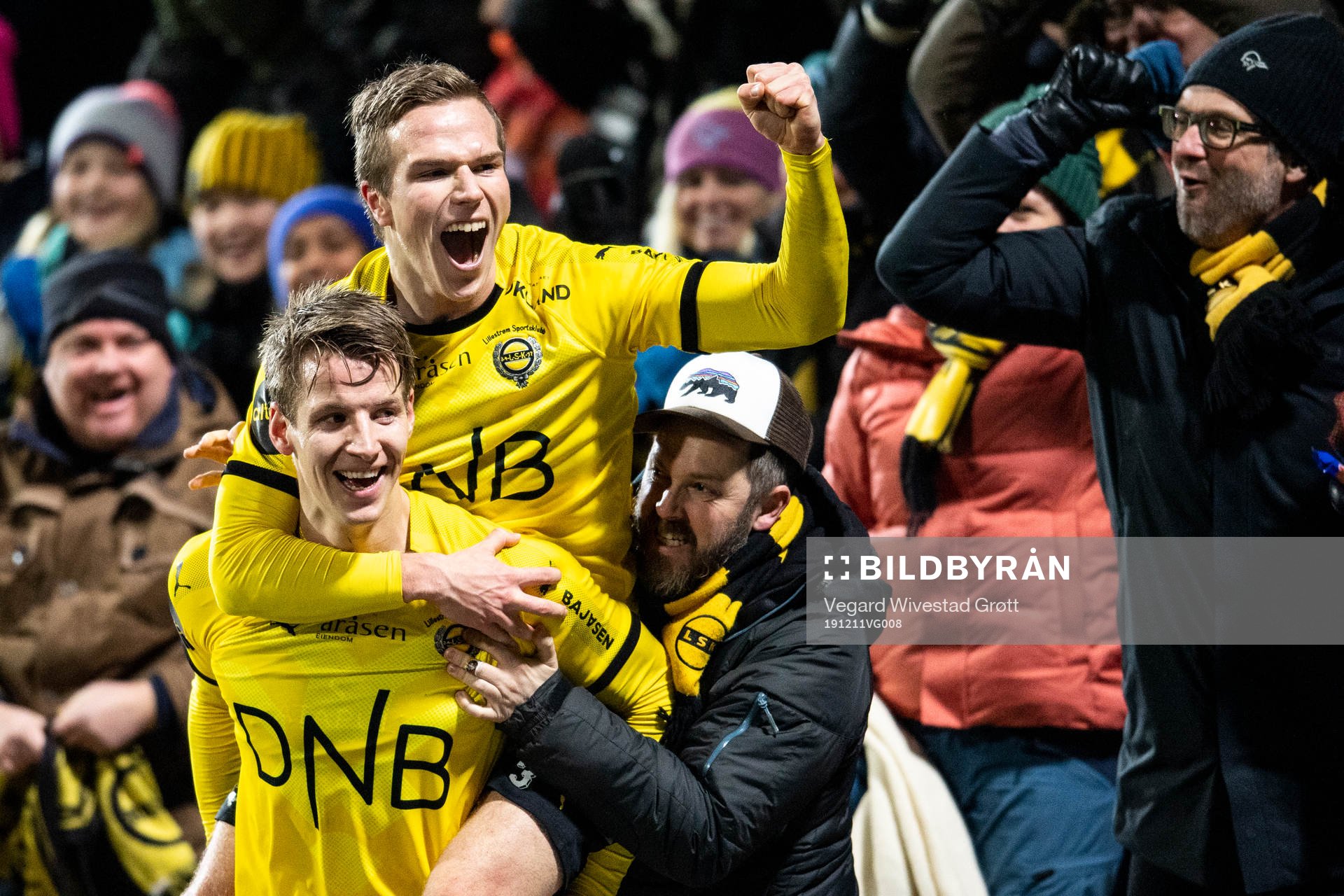 Thomas Lehne Olsen and Simen Kind Mikalsen of Lillestrøm