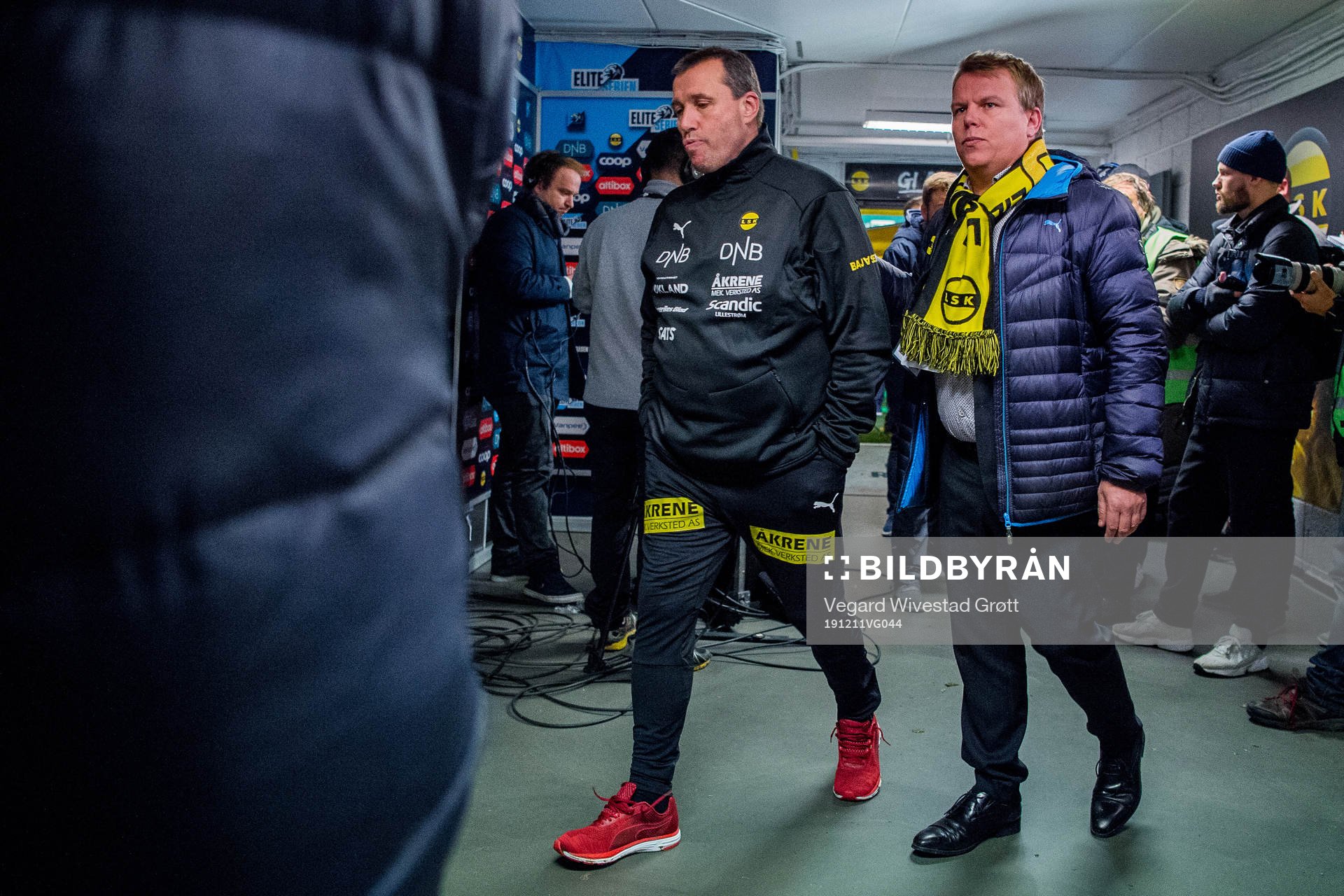 Tom Nordlie, head coach of Lillestrøm, and Morten