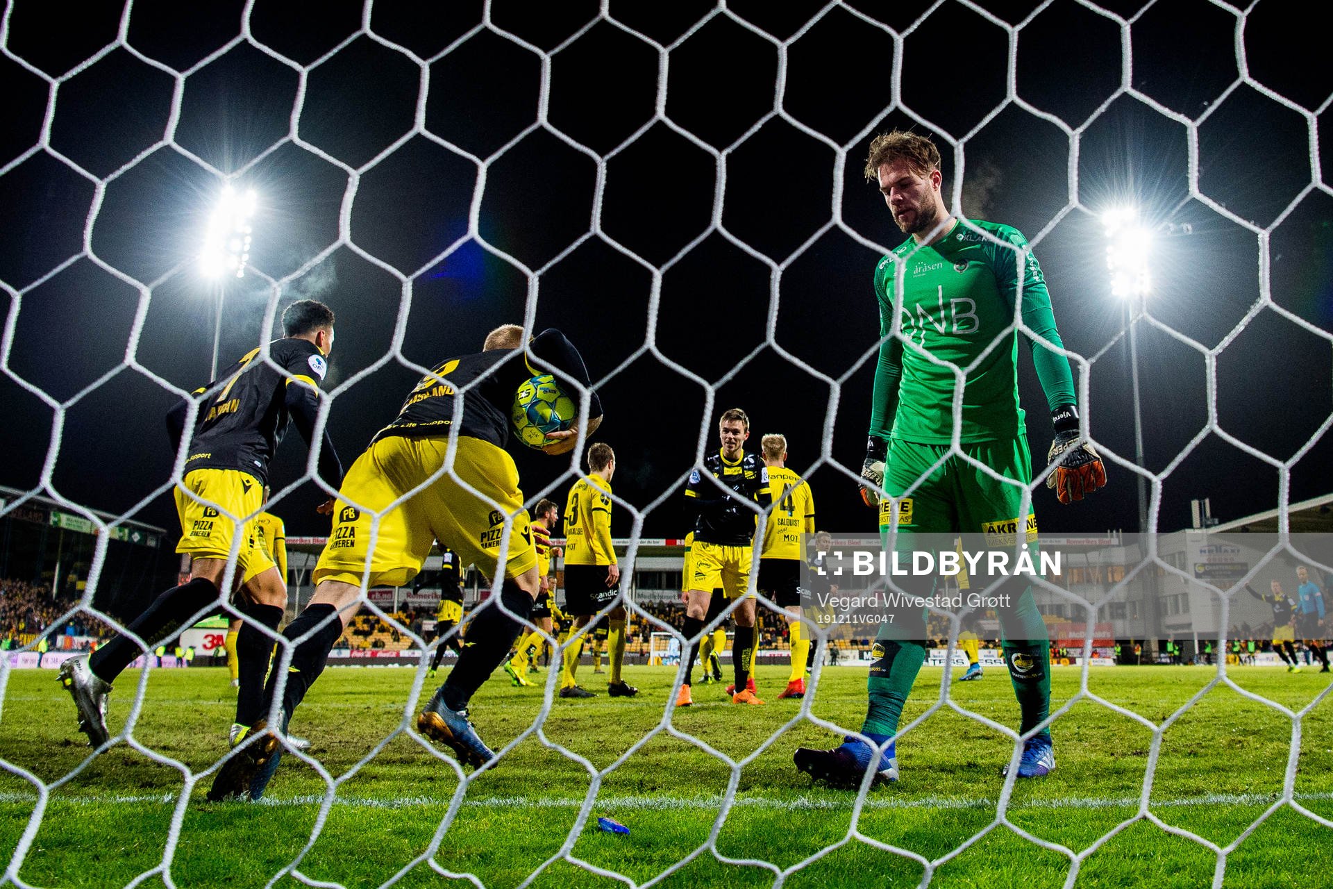 Goalkeeper Marko Maric of Lillestrøm looks dejected