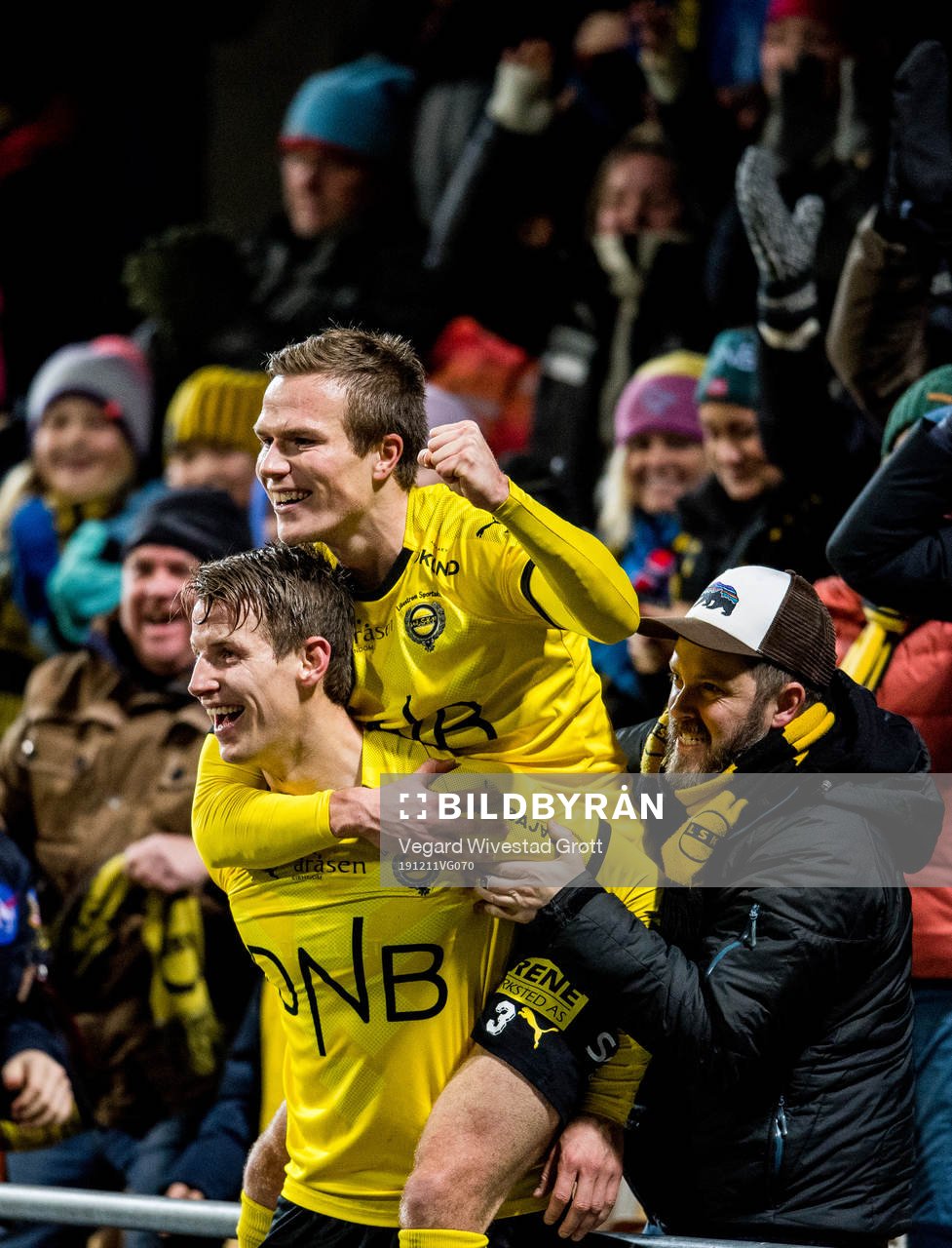 Thomas Lehne Olsen and Simen Kind Mikalsen of Lillestrøm