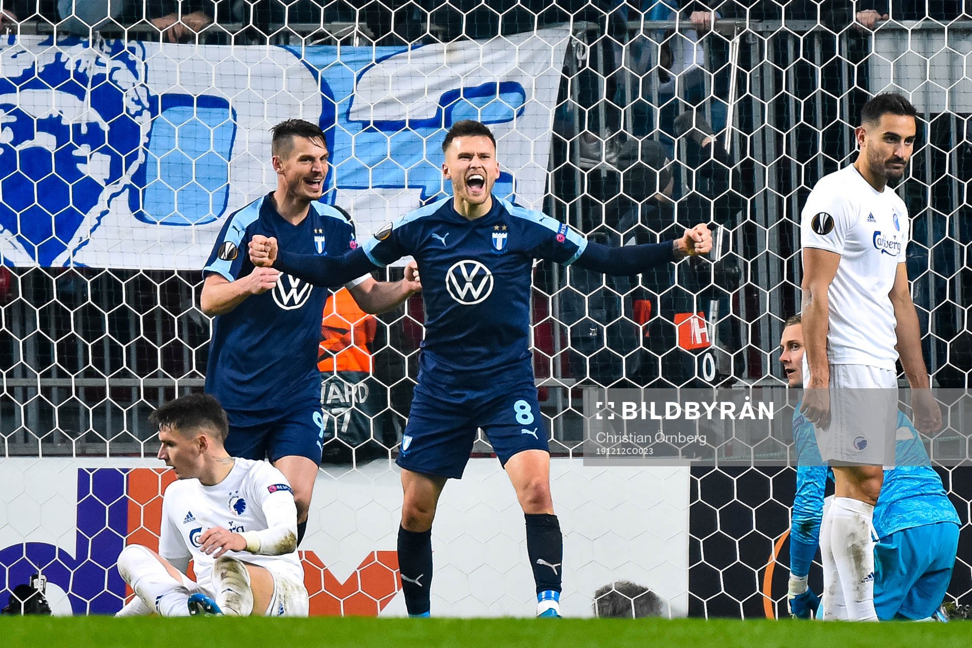Markus Rosenberg and Arnor Traustason of Malmö FF