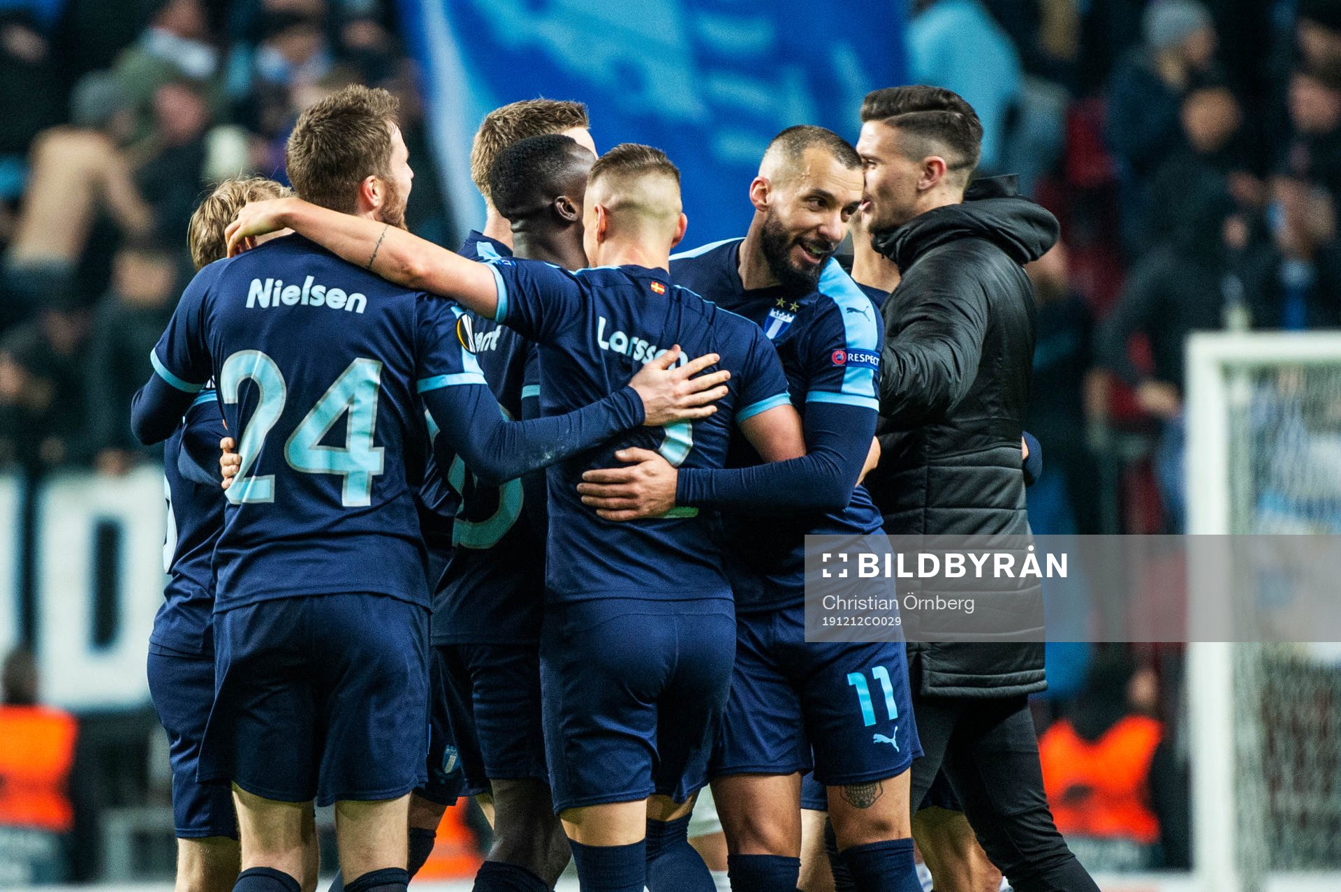 The players of Malmö FF celebrate