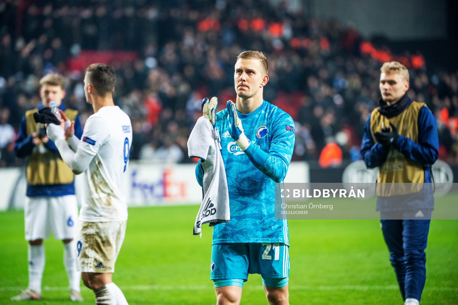 Goalkeeper Karl-Johan Johnsson of FC Köpenhamn