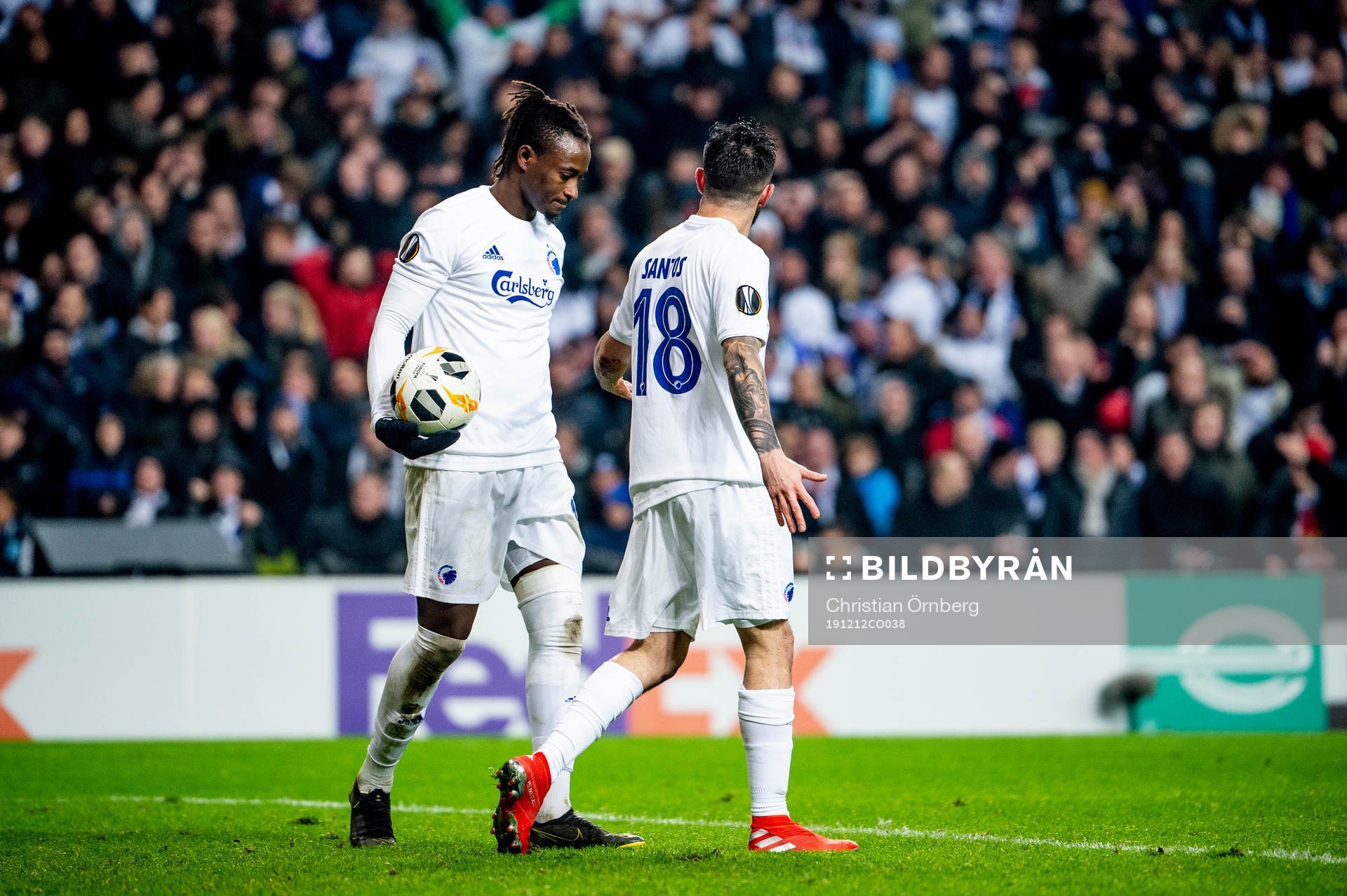Dame N'Doye and Michael Santos