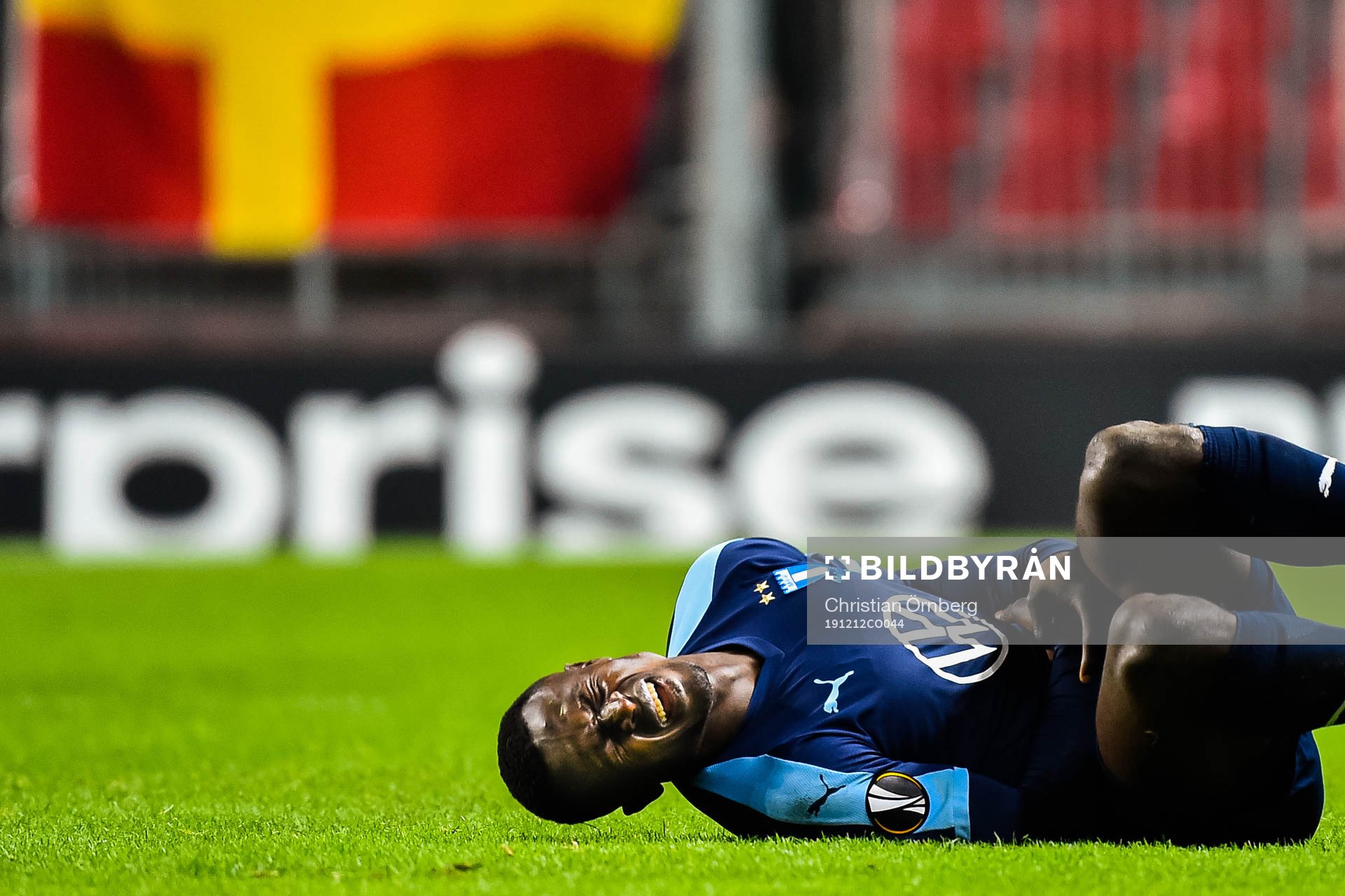 Bonke Innocent of Malmö FF in pain