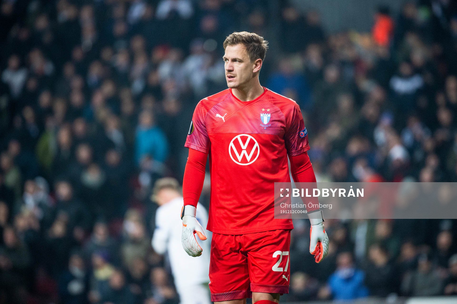 Goalkeeper Johan Dahlin of Malmö FF