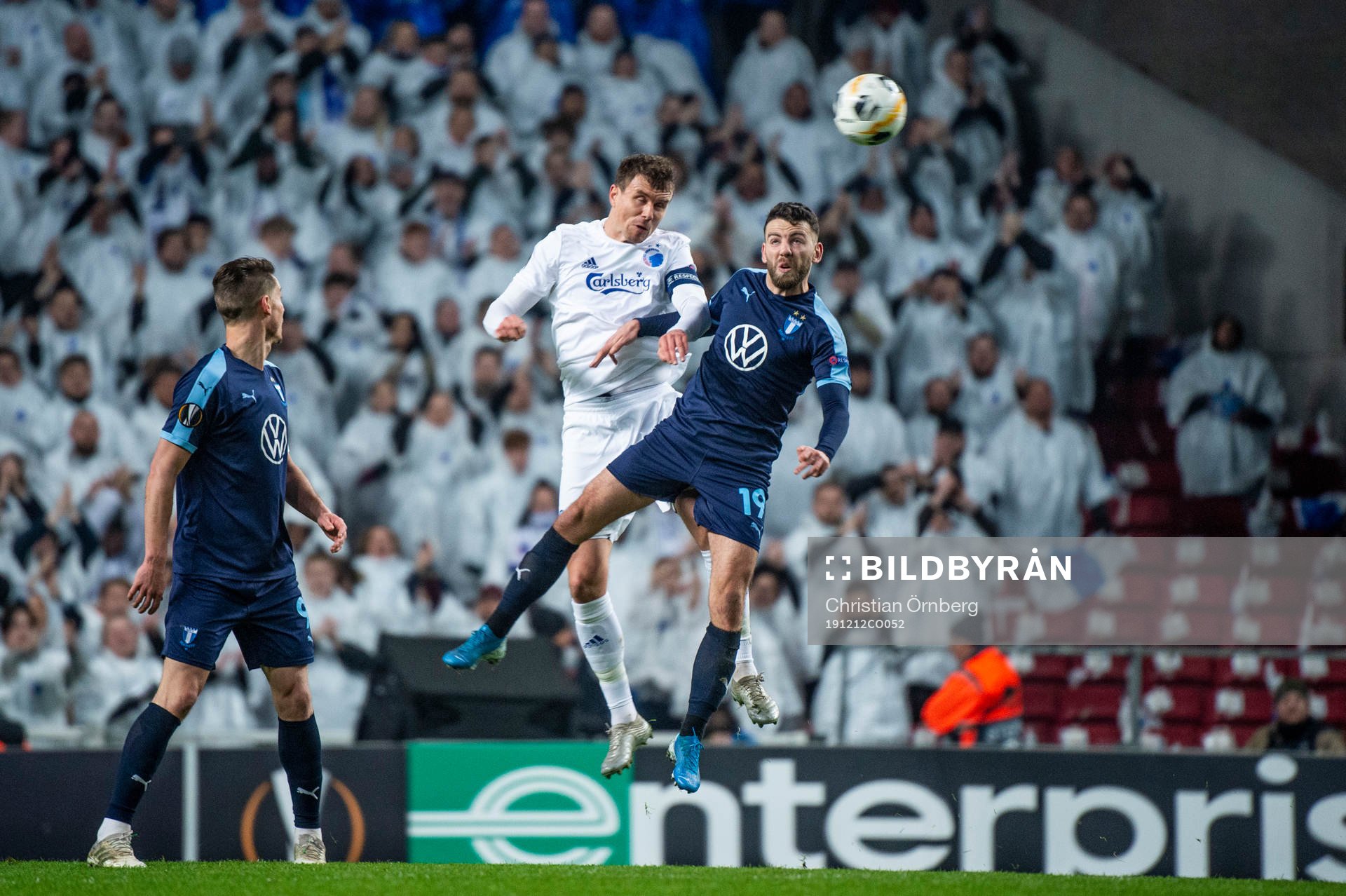 Andreas Bjelland and of FC Köpenhamn and Erdal Rakip of