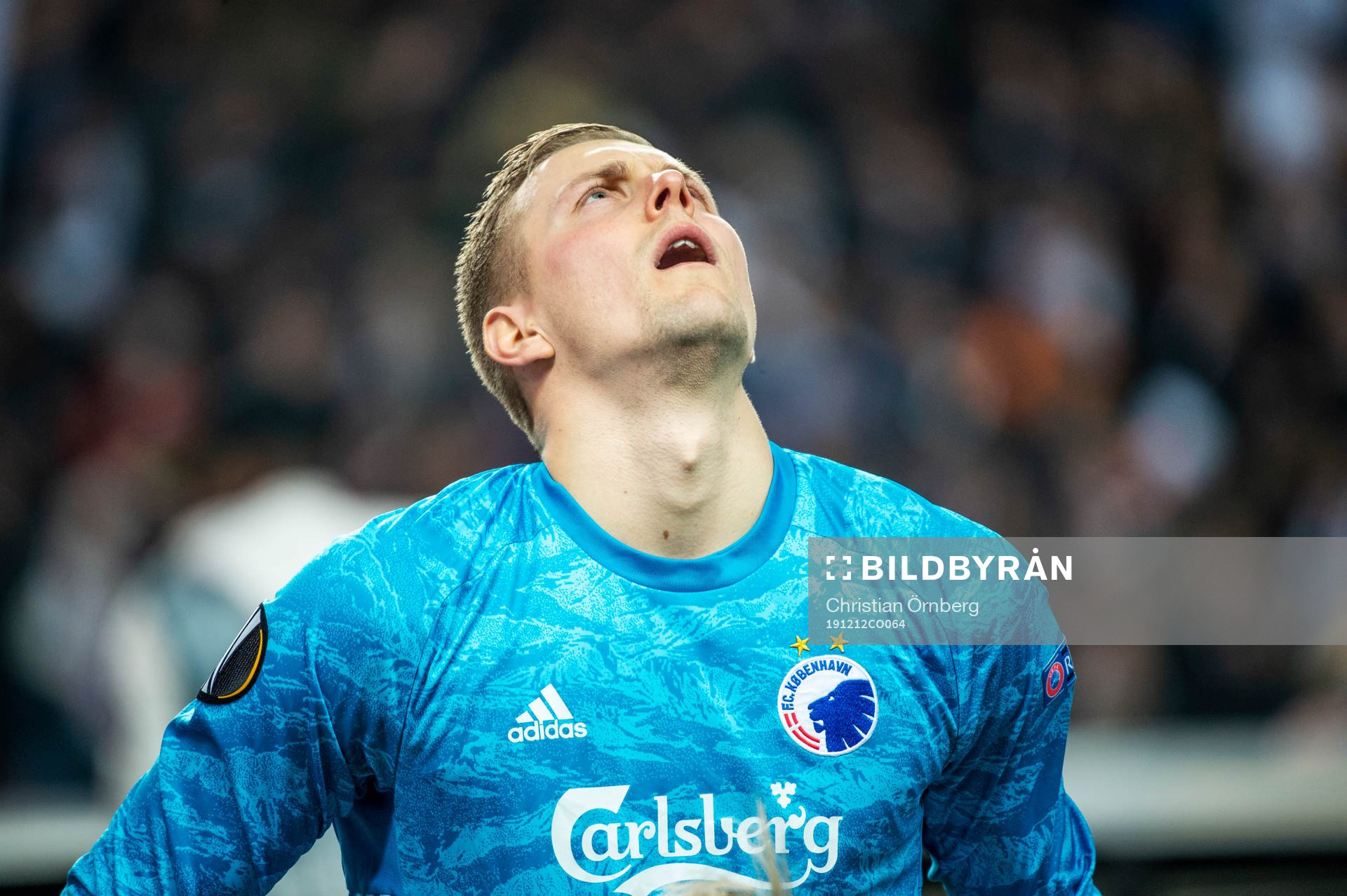 Goalkeeper Karl-Johan Johnsson of FC Köpenhamn