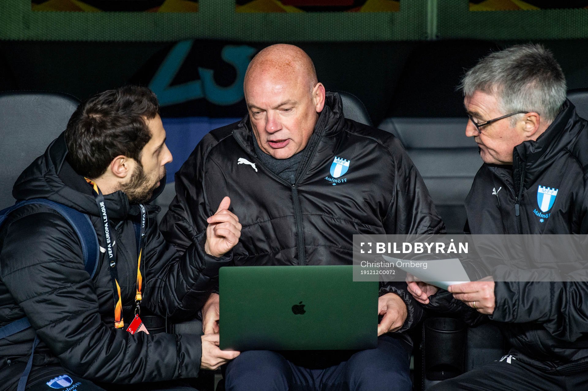 José Martinez, Uwe Rösler, head coach, Rob Kelly,