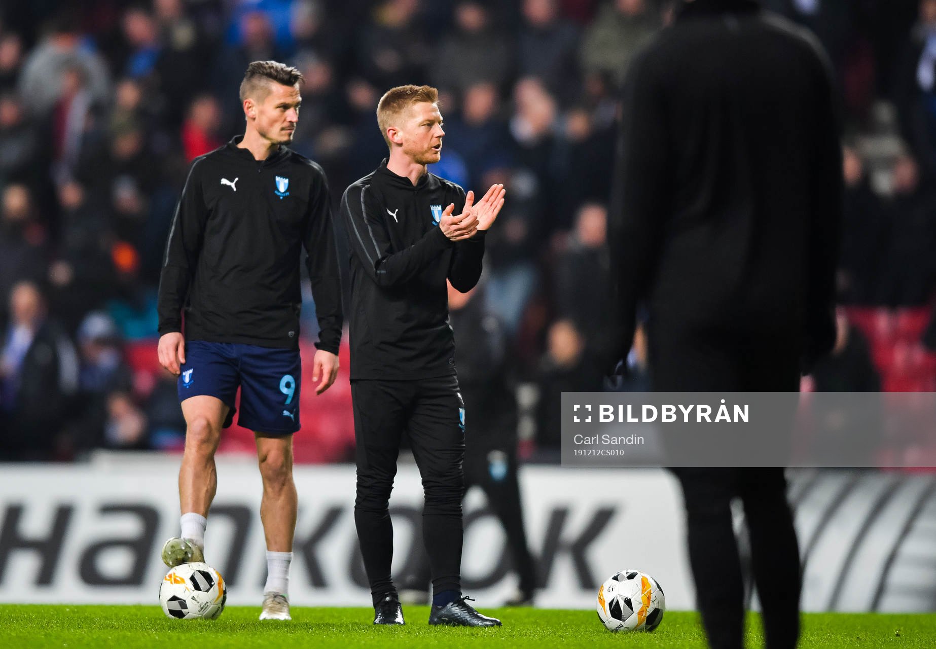 Markus Rosenberg and Anders Christiansen of Malmö FF
