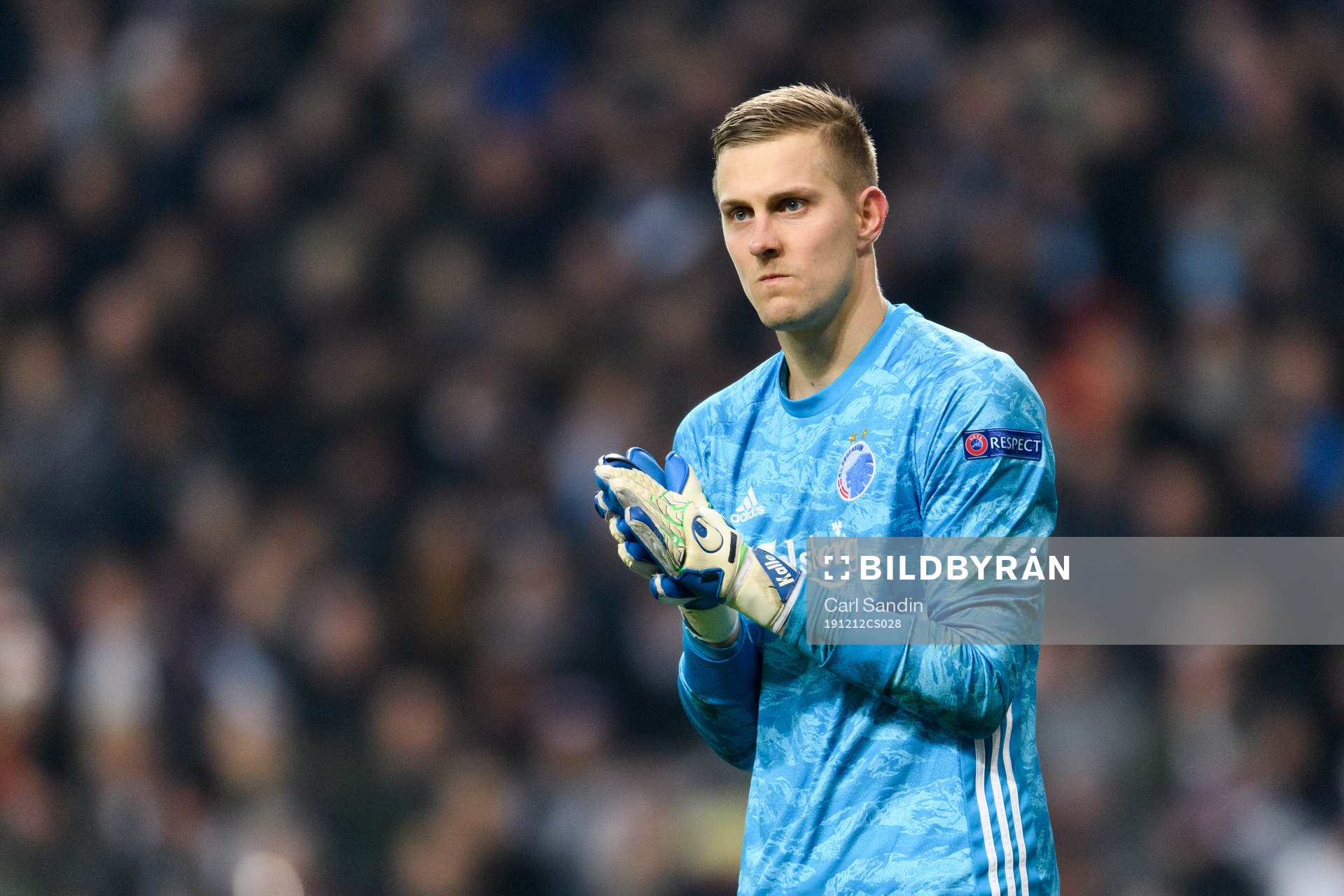 Goalkeeper Karl-Johan Johnsson of FC Köpenhamn