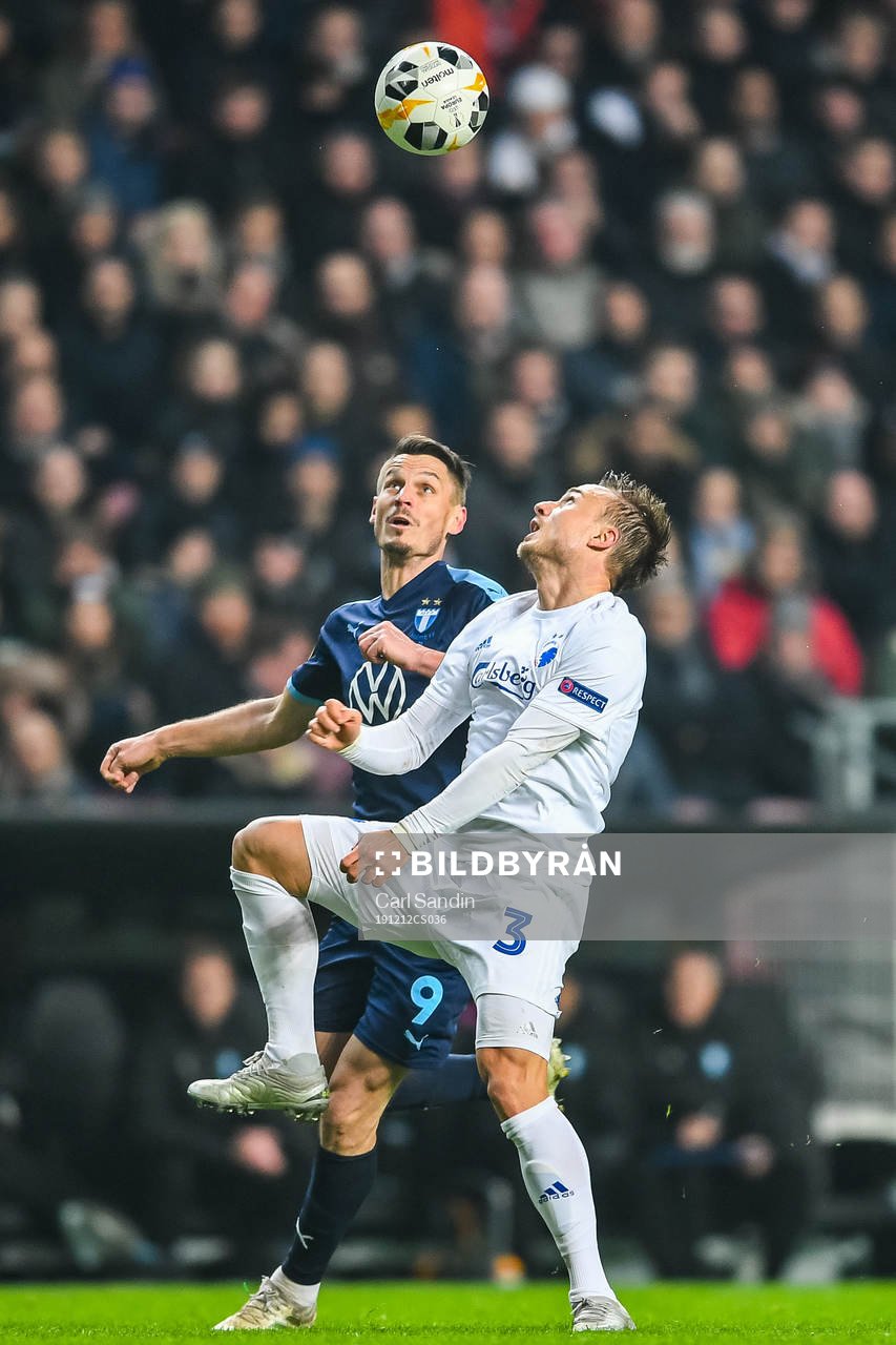 Markus Rosenberg of Malmö FF and Pierre Bengtsson of FC