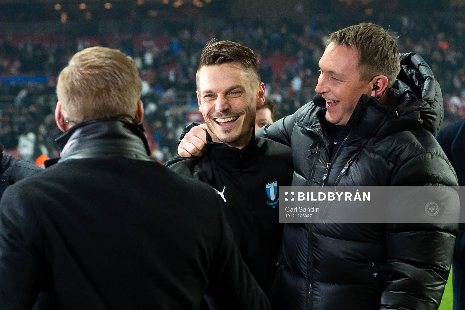 Markus Rosenberg of Malmö FF and Kim Källström