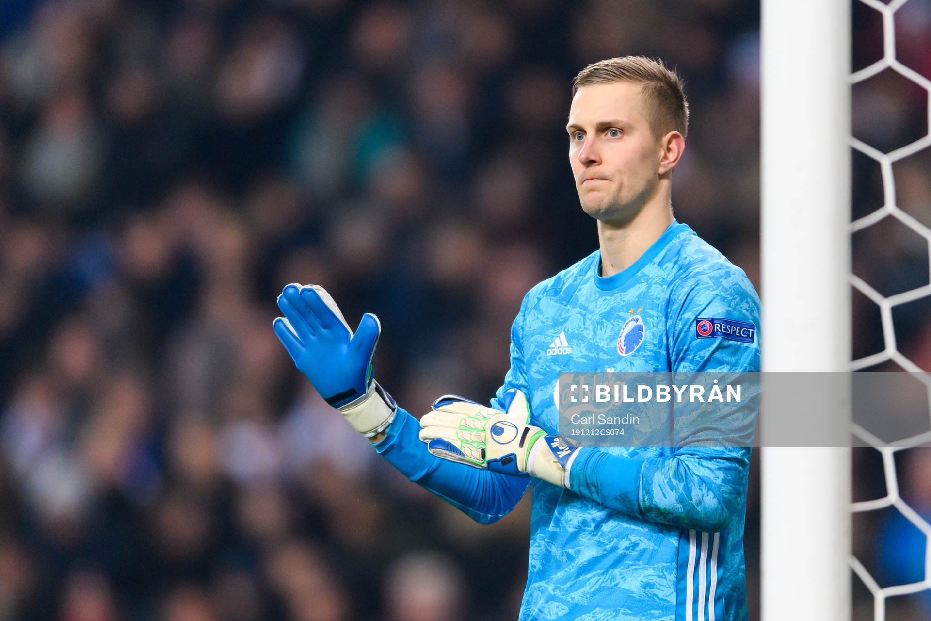 Goalkeeper Karl-Johan Johnsson of FC Köpenhamn