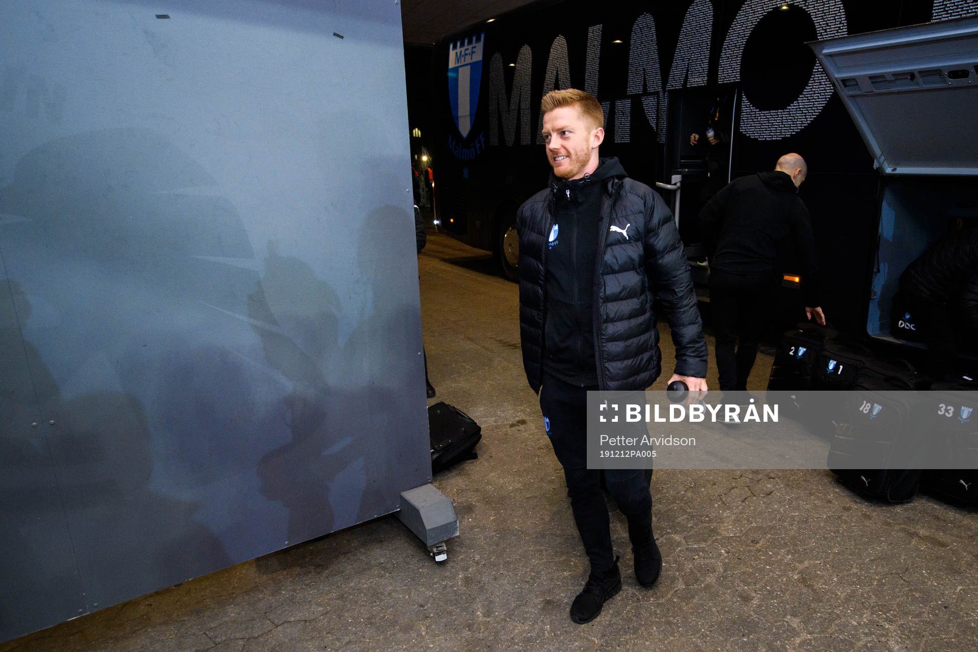 Anders Christiansen of Malmö FF arrives prior to the