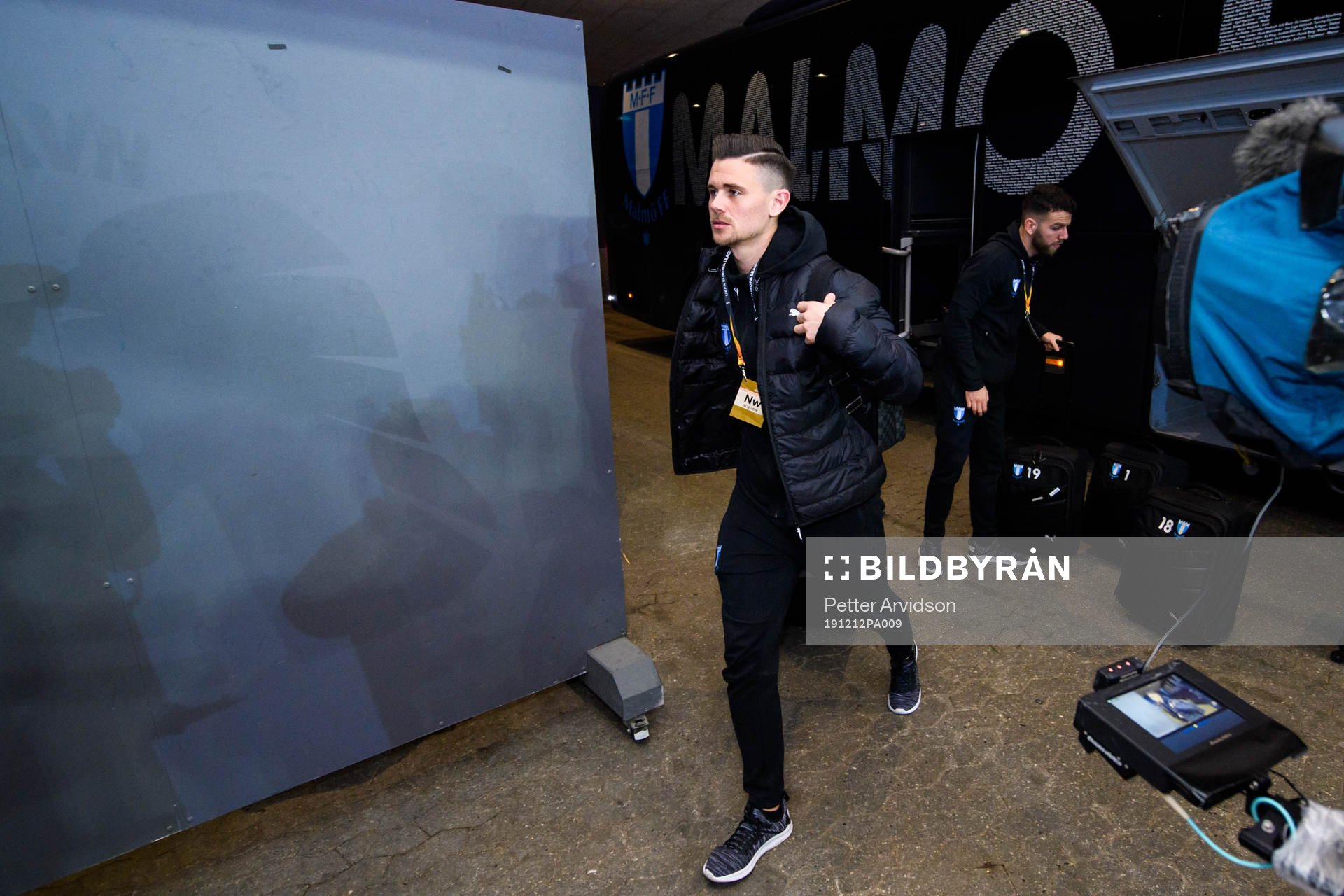 Marcus Antonsson of Malmö FF arrives prior to the Europa
