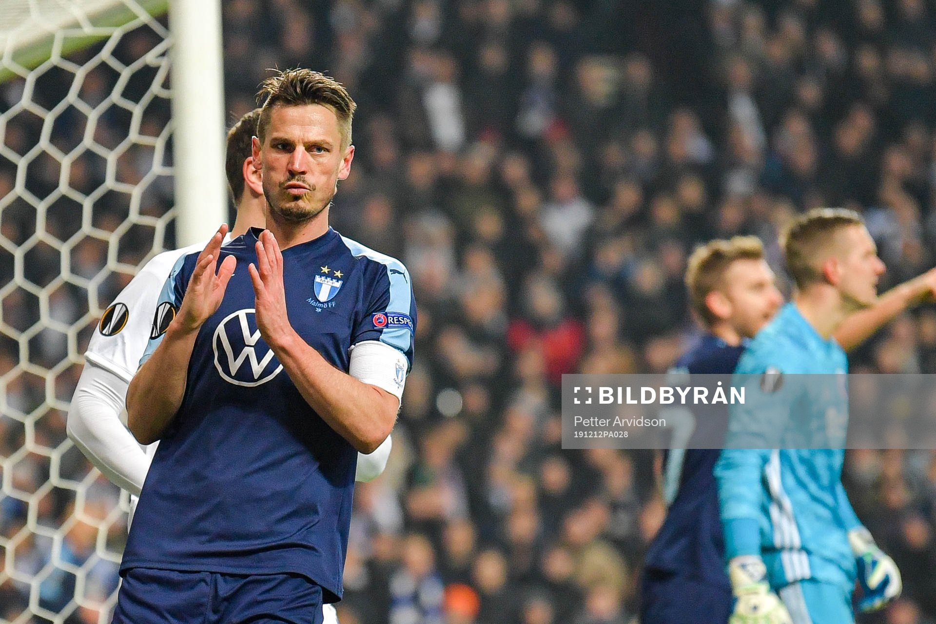 Markus Rosenberg of Malmö FF looks dejected