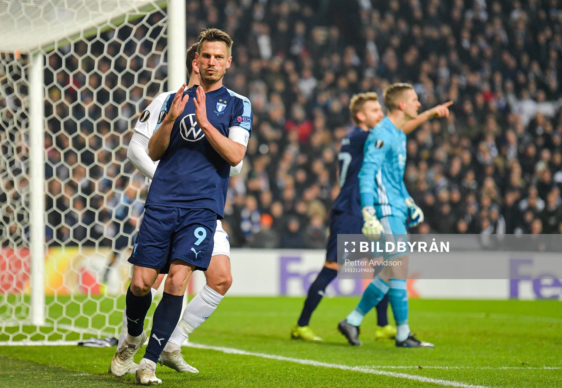 Markus Rosenberg of Malmö FF looks dejected