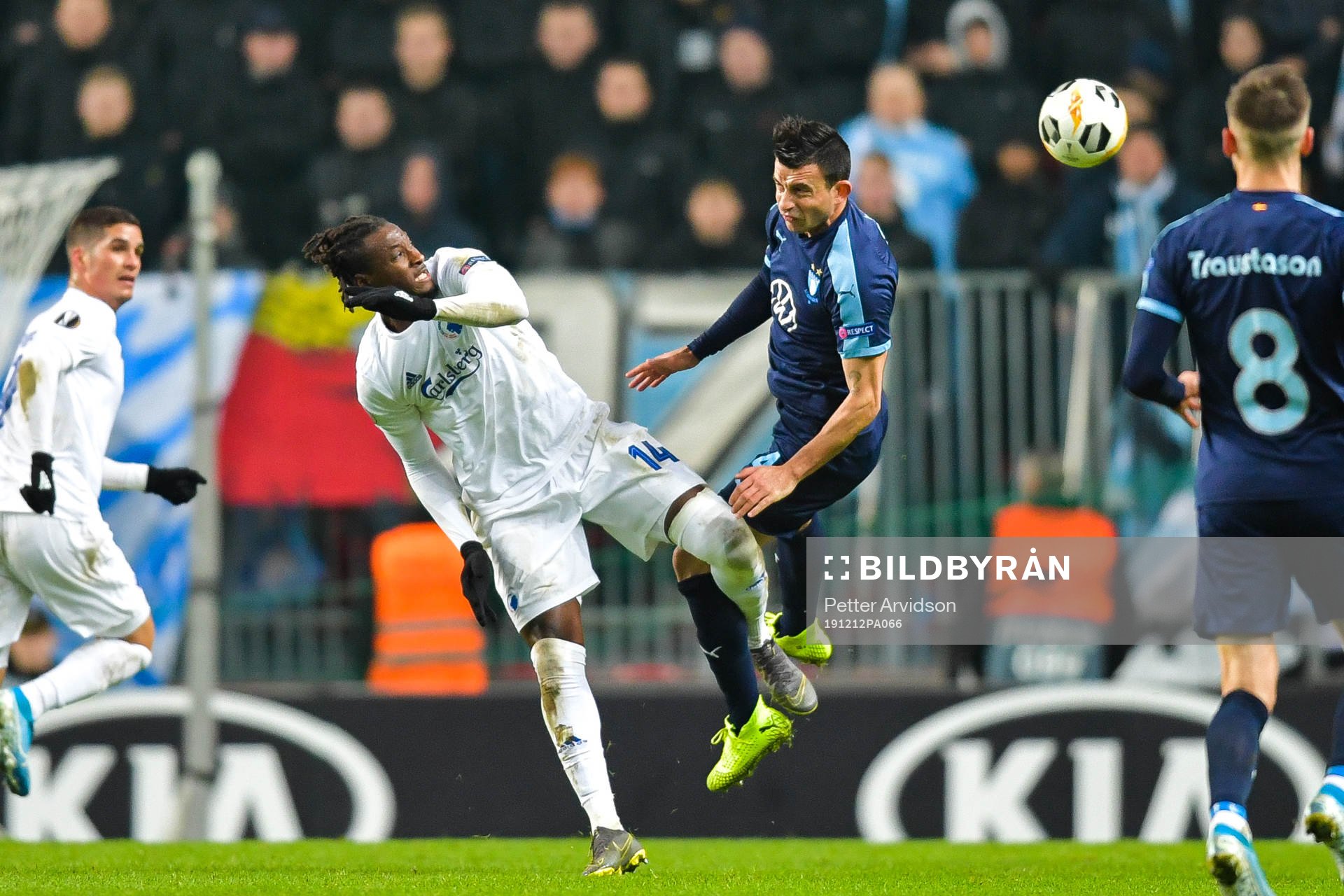 Dame N'Doye of FC Köpenhamn and Behrang Safari of Malmö FF