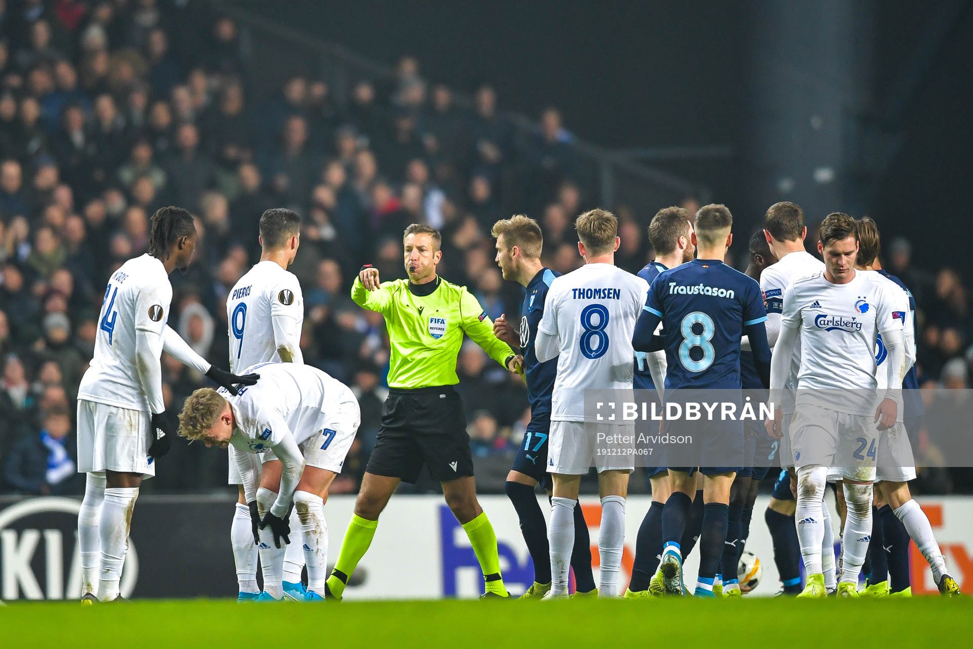 Referee Davide Massa