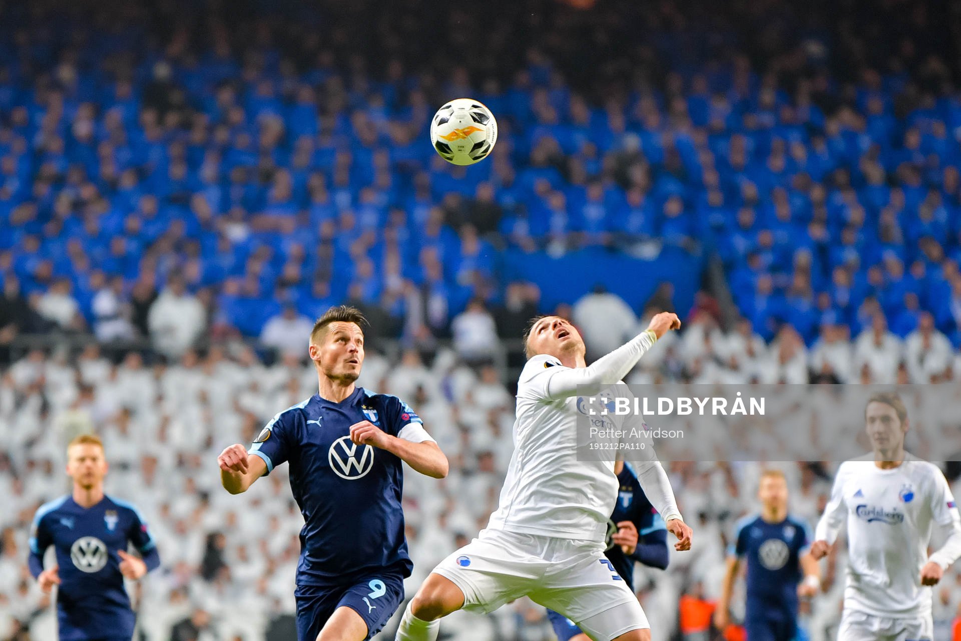Markus Rosenberg of Malmö FF and Pierre Bengtsson of FC