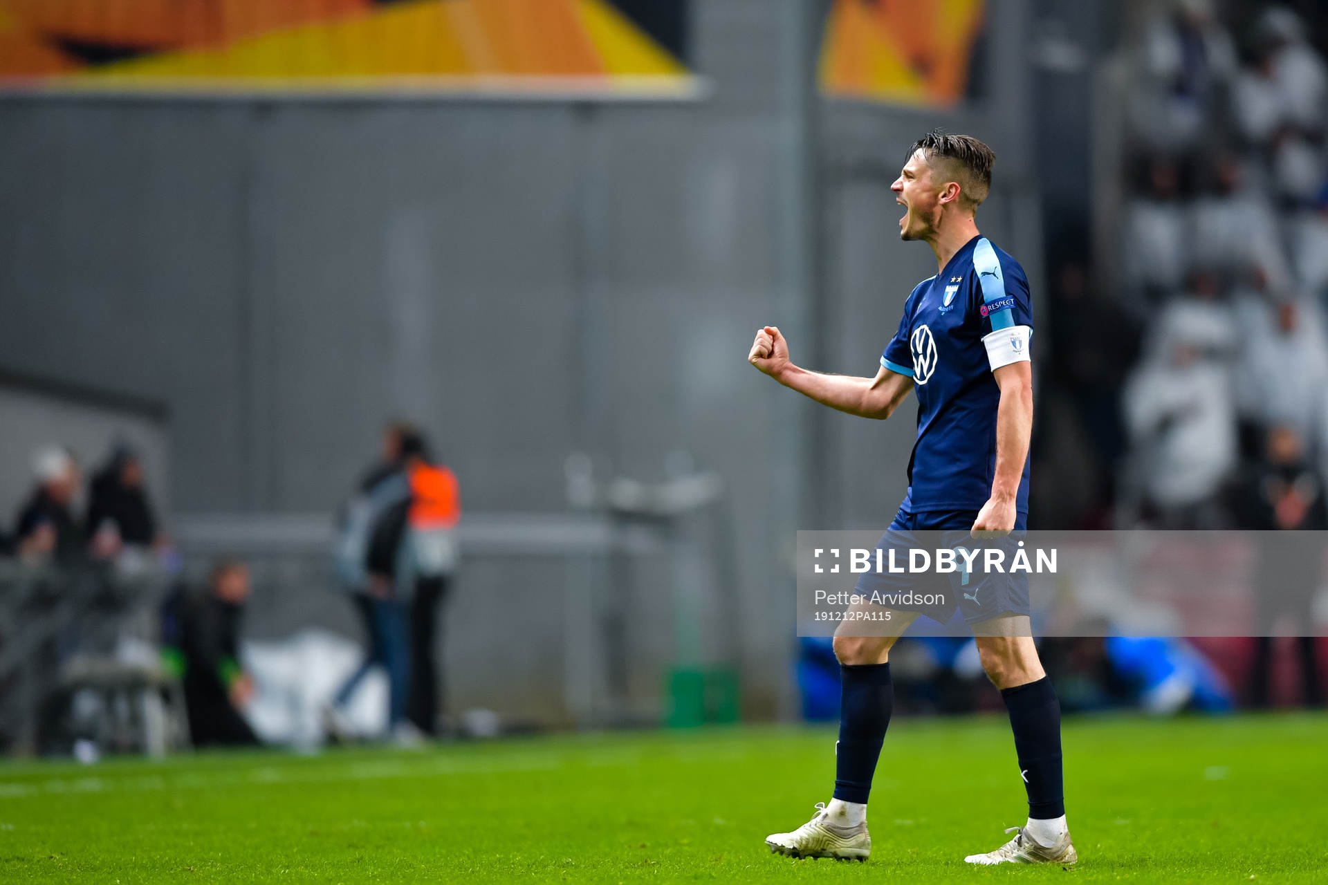 Markus Rosenberg of Malmö FF celebrates