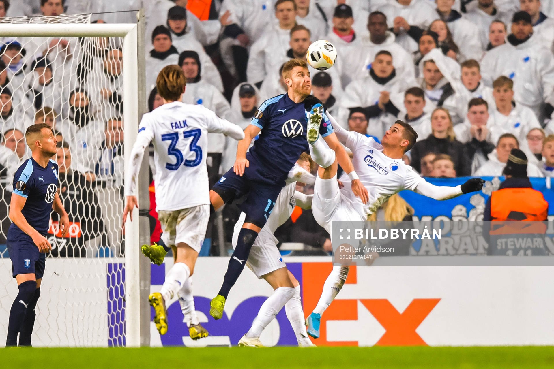 Rasmus Bengtsson of Malmö FF and Pieros Sotiriou of FC
