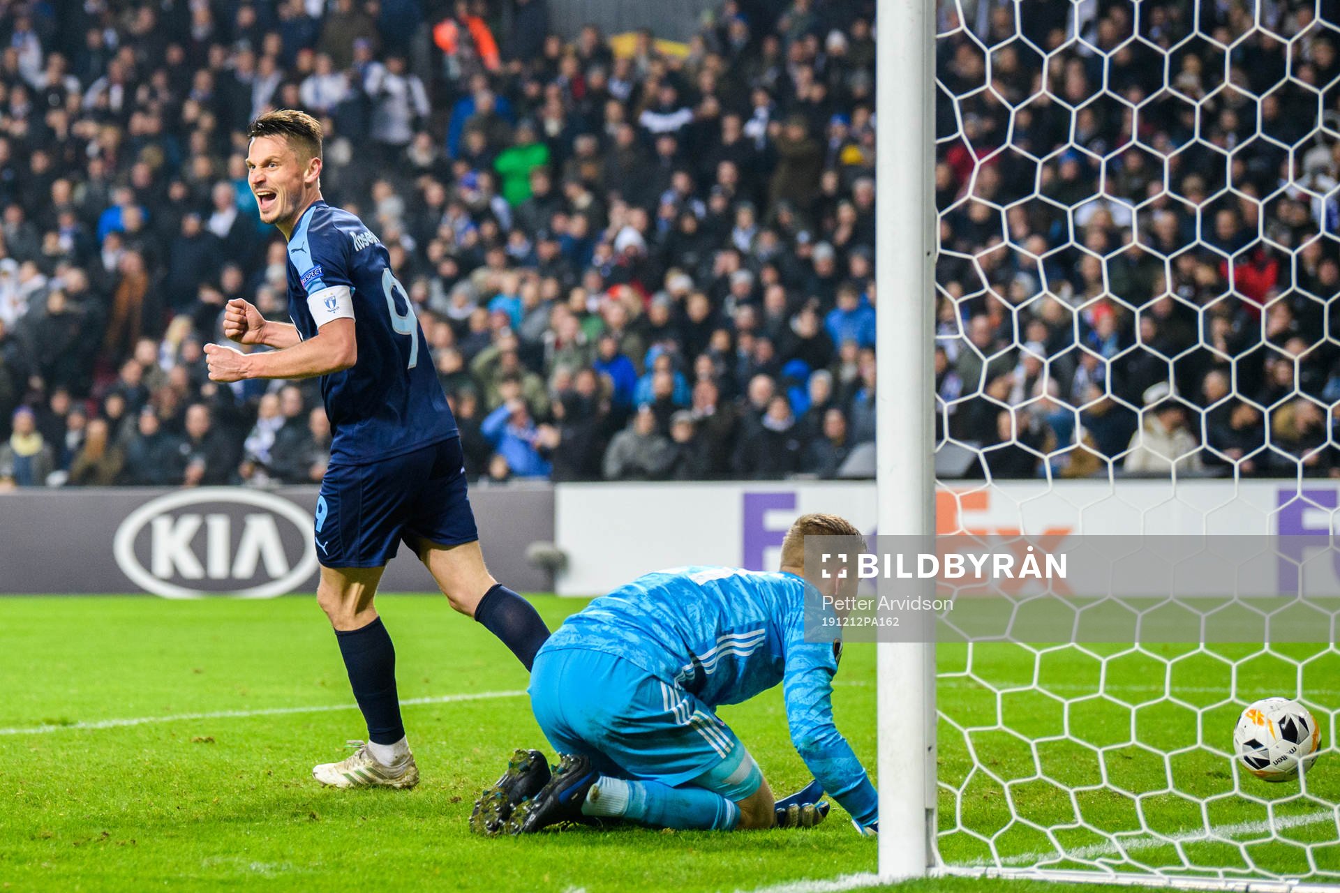 Markus Rosenberg of Malmö FF celebrates