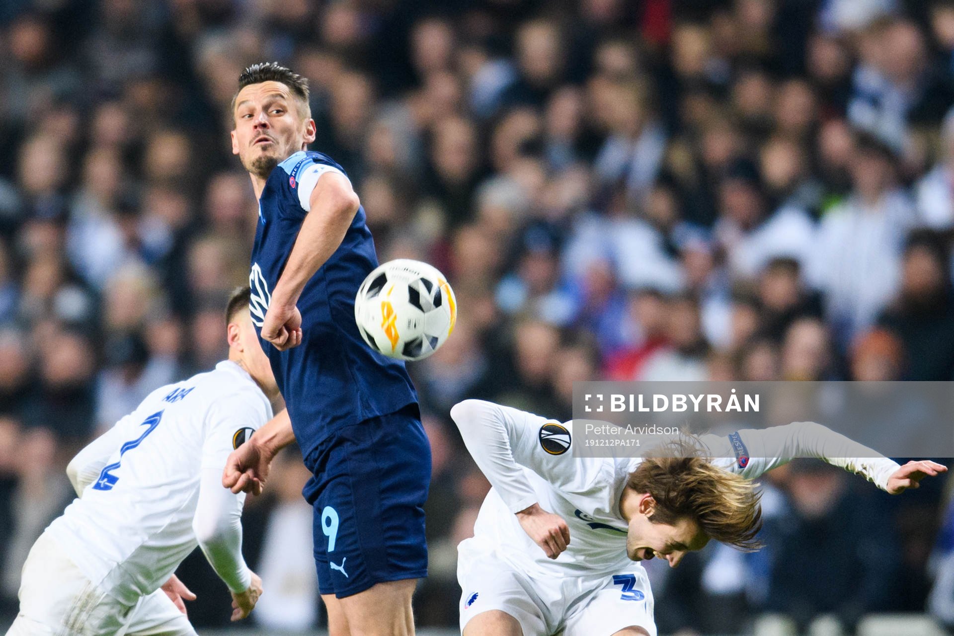 Markus Rosenberg of Malmö FF and Rasmus Falk of FC