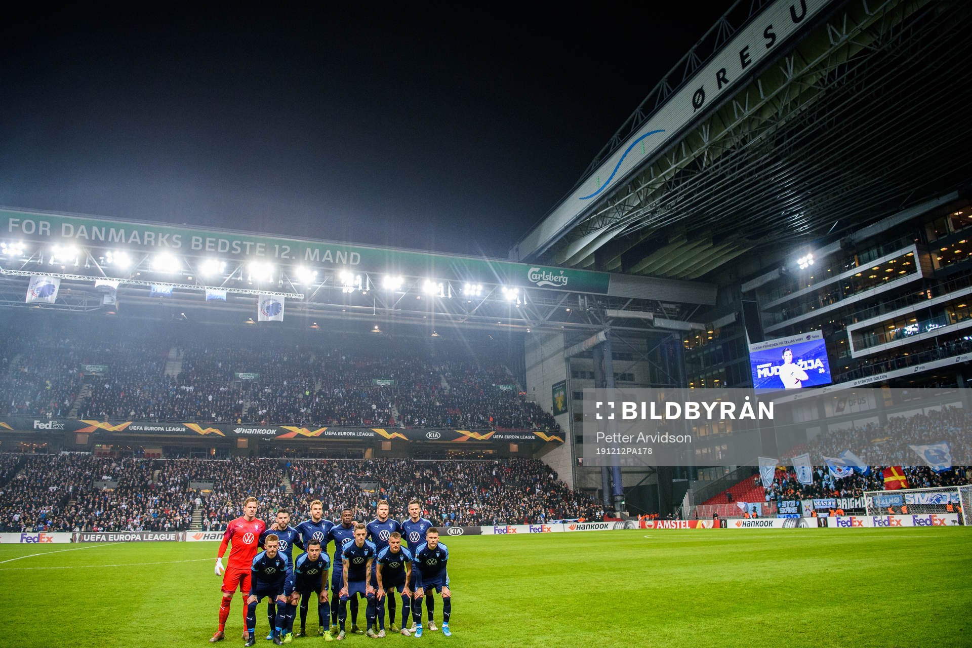 Goalkeeper Johan Dahlin, Erdal Rakip, Rasmus Bengtsson,