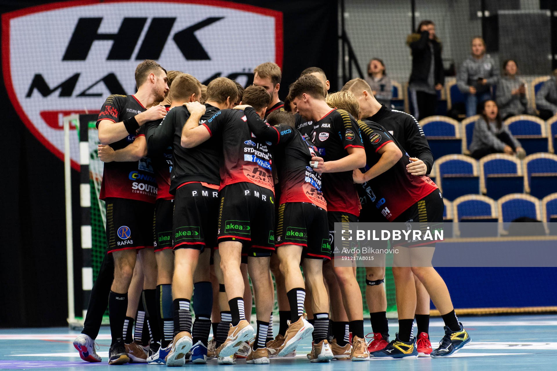 HK Malmös spelare jublar