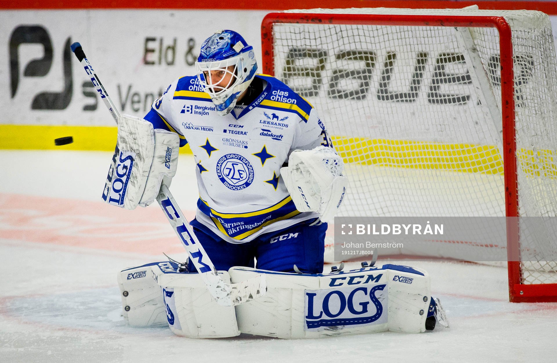 Leksands målvakt Axel Brage