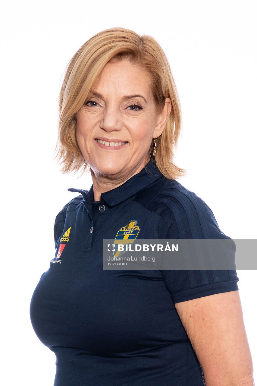 Annika Grålls från Svenska fotbollförbundets styrelse poserar för porträtt den 17 december 2019 i Stockholm.