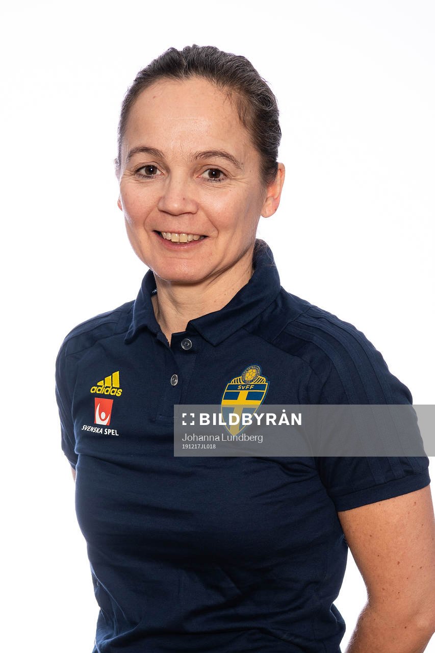 Anette Karhy från Svenska fotbollförbundets styrelse poserar för porträtt den 17 december 2019 i Stockholm.