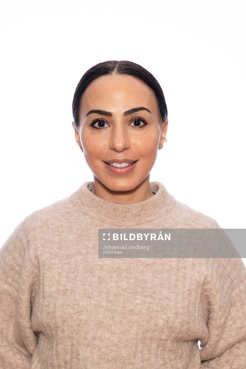 Sevana Ghadimi från Svenska fotbollförbundet poserar för porträtt den 17 december 2019 i Stockholm.