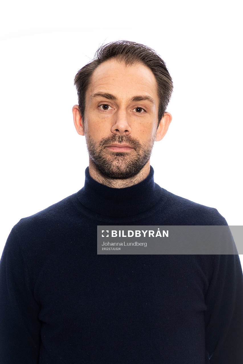 Tobias Tibell, förbundsjurist, Svenska fotbollförbundet poserar för porträtt den 17 december 2019 i Stockholm.