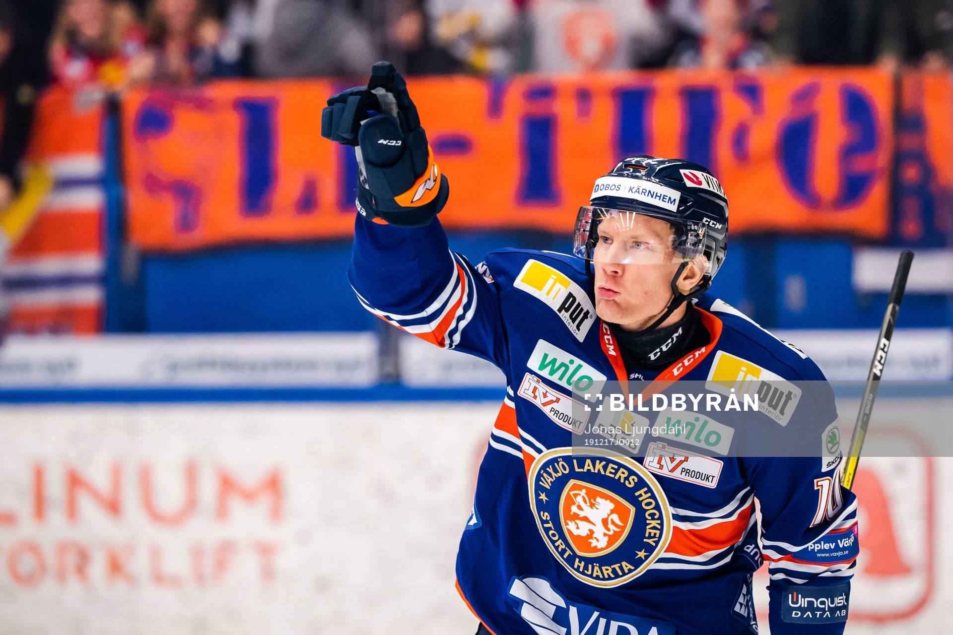 Växjös Richard Gynge jublar