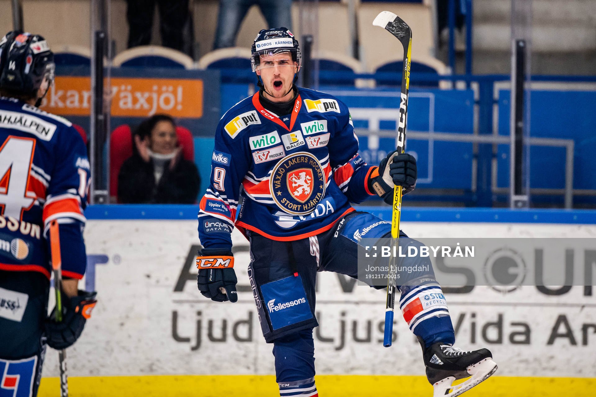 Växjös Casey Bailey jublar