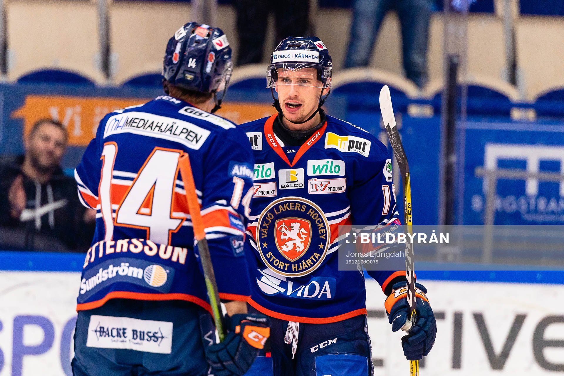 Växjös Casey Bailey jublar