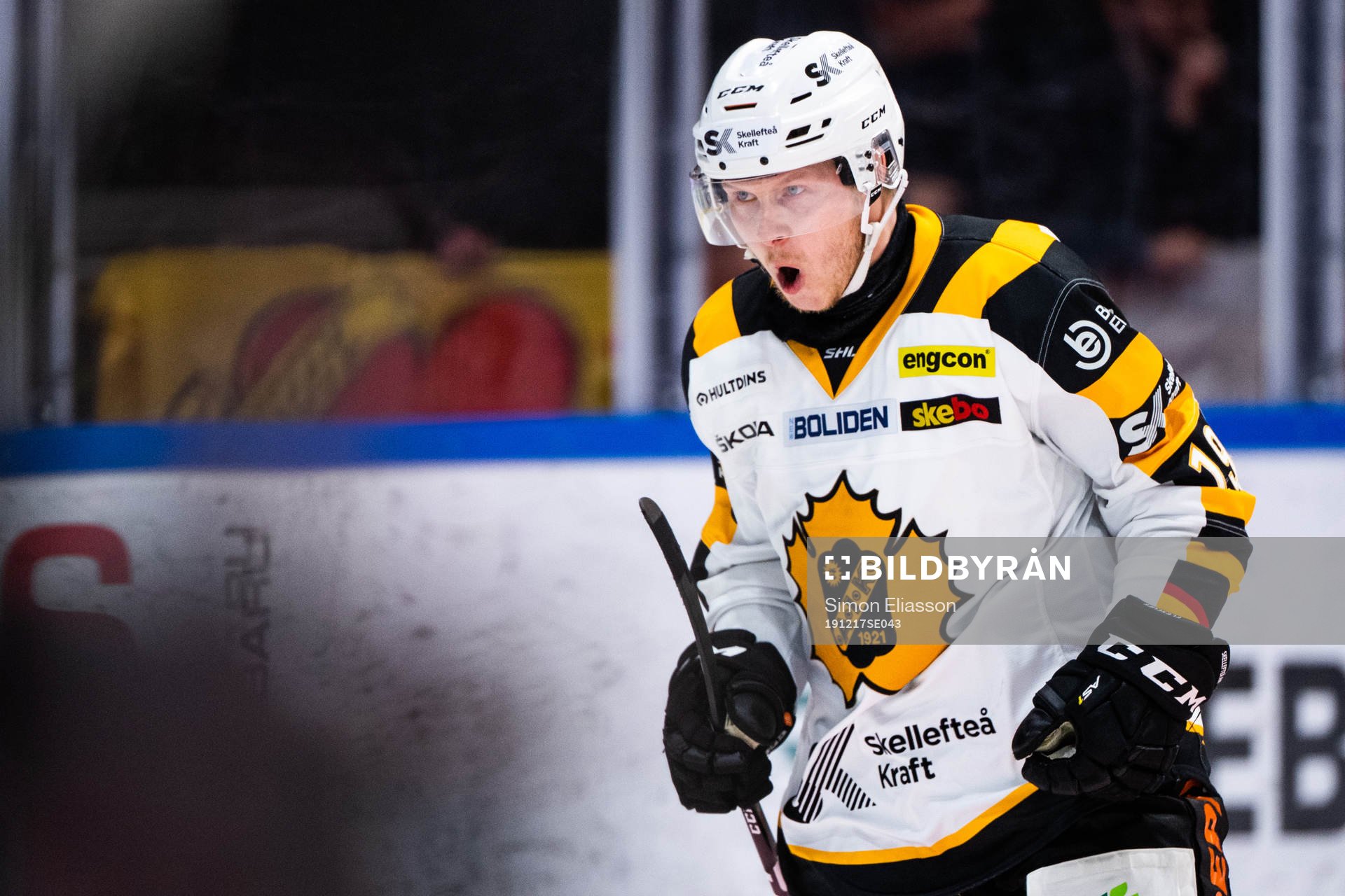 Skellefteås Tuomas Kiiskinen jublar