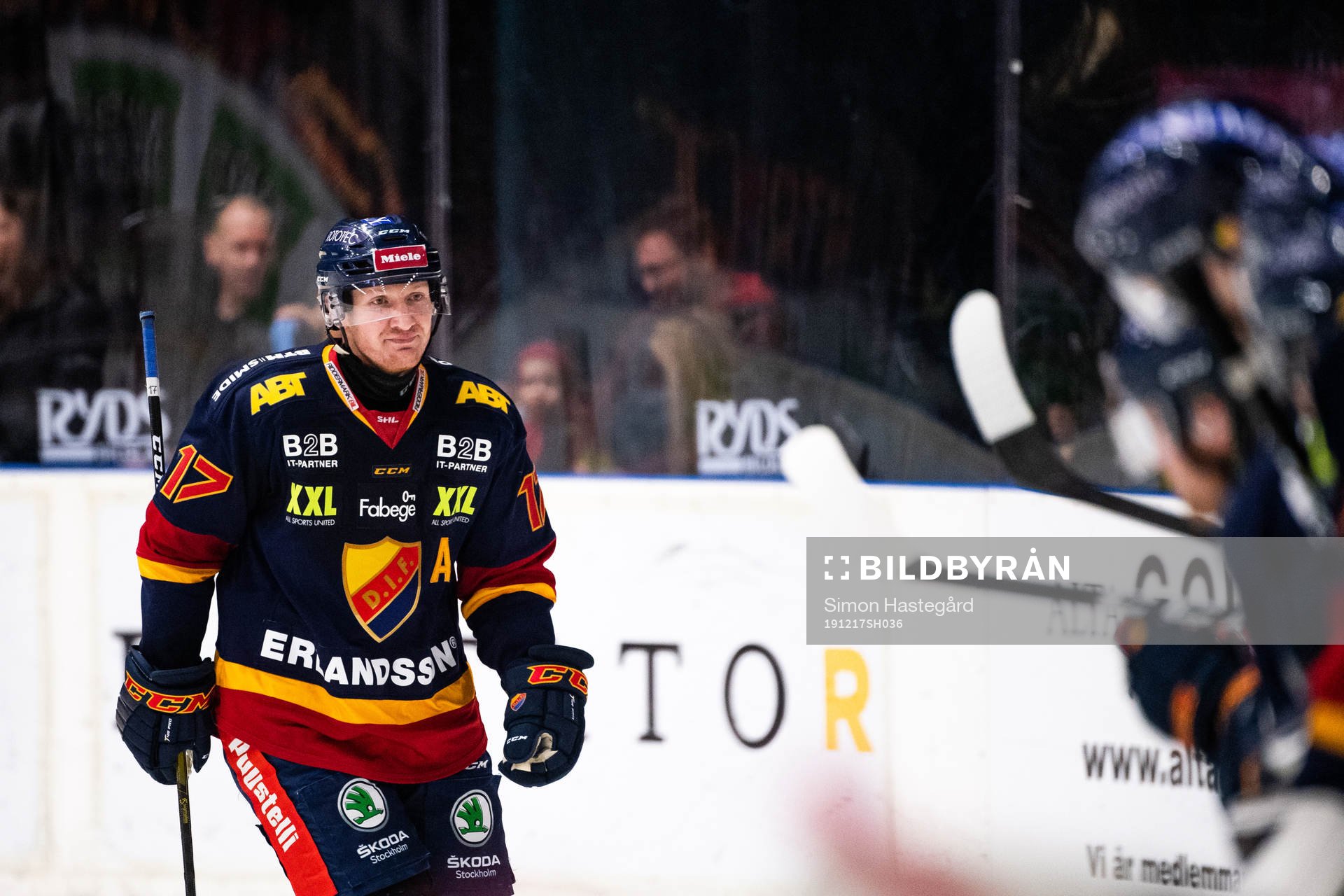 Djurgårdens Henrik Eriksson jublar