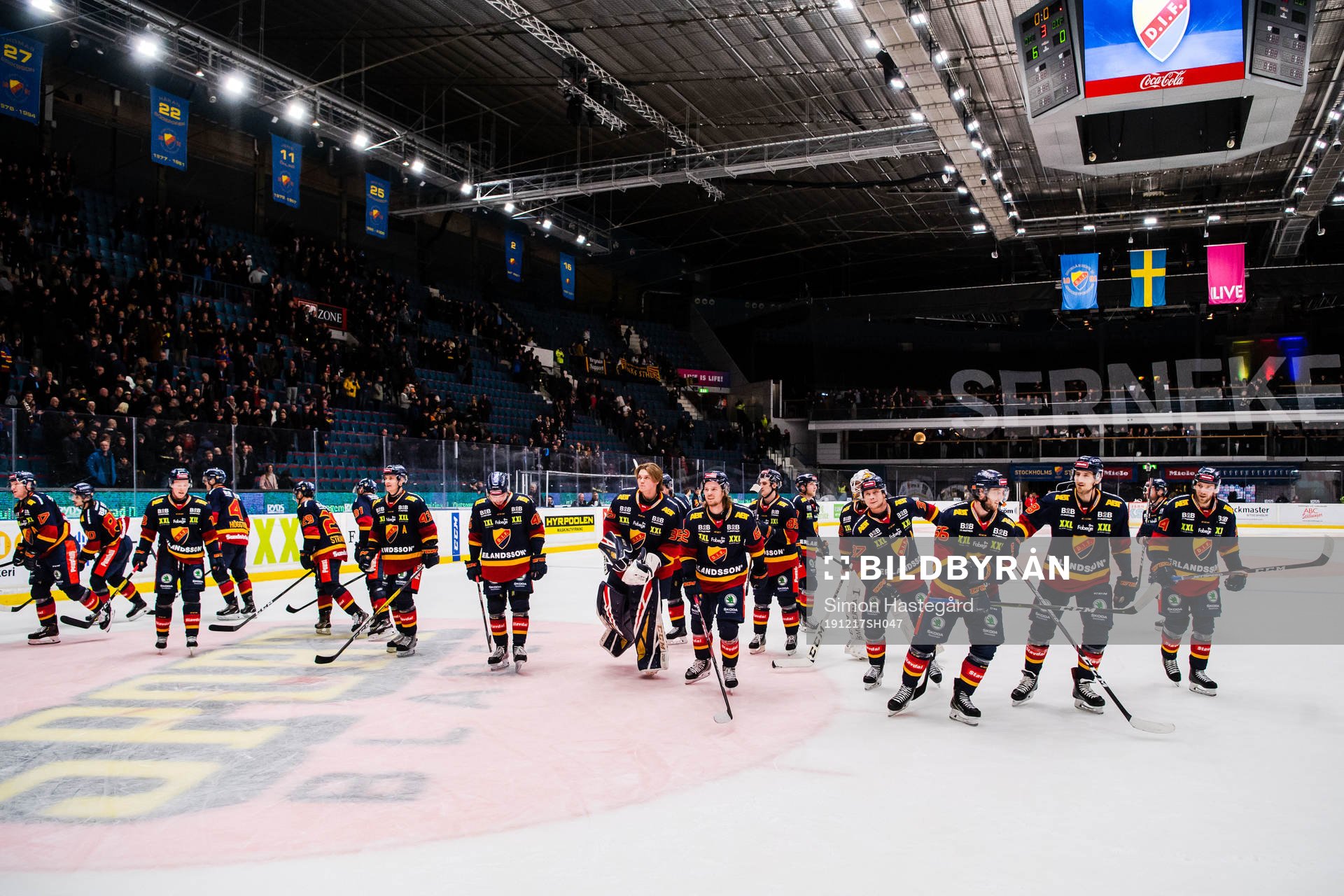 Djurgårdens spelare jublar